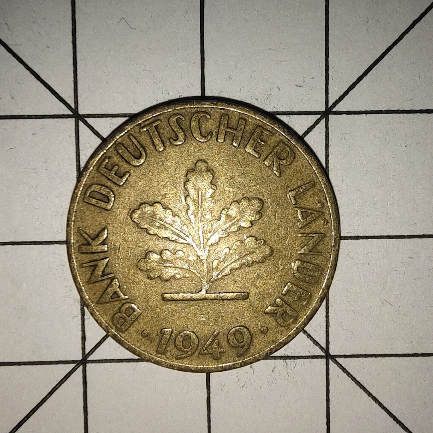 收藏之家世界硬币新年场(捡漏，无押金，无佣金，全场满20包邮，偏远地区除外) 德国10芬尼1949年