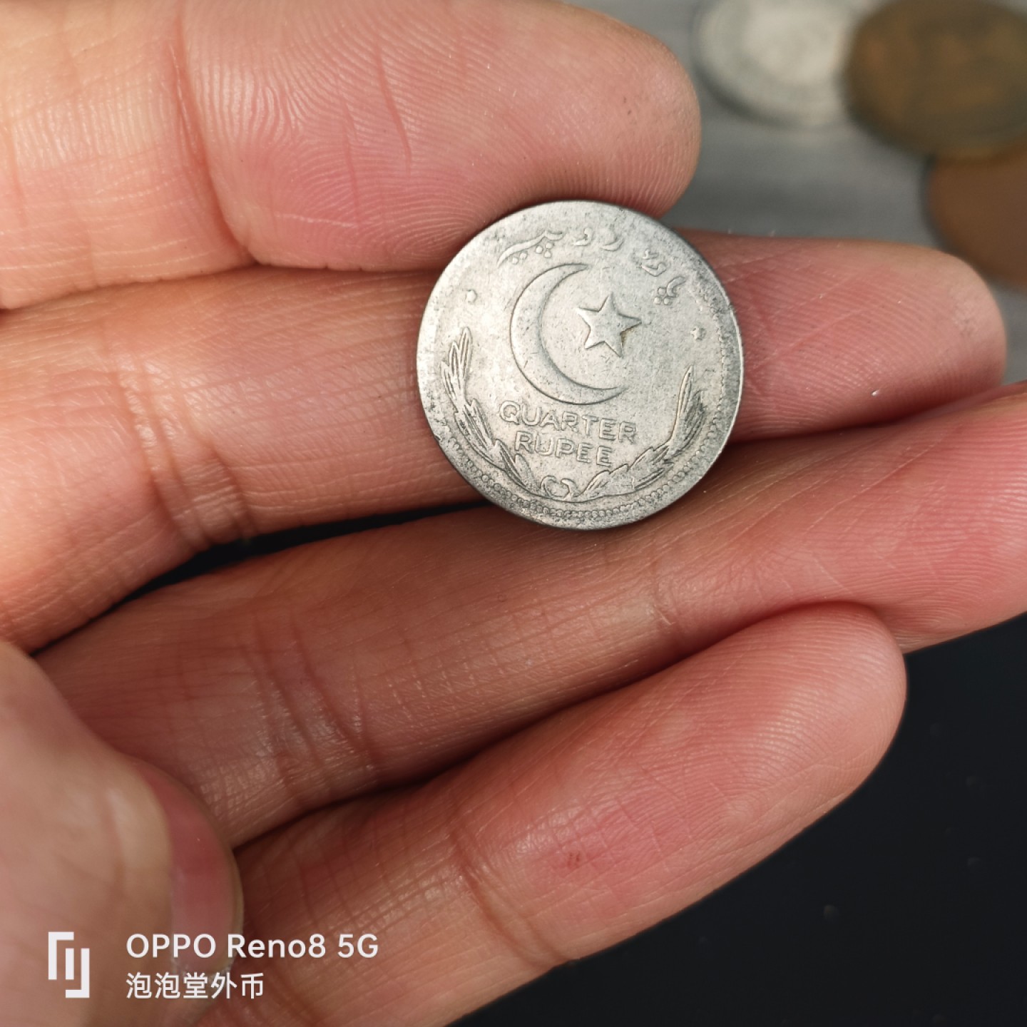 泡泡堂微拍第五十五幕硬币捡漏可累计专场👿👿，零佣金，零押金，累计满二十元包邮，接受代拍业务 巴基斯坦1949年1/4卢比。