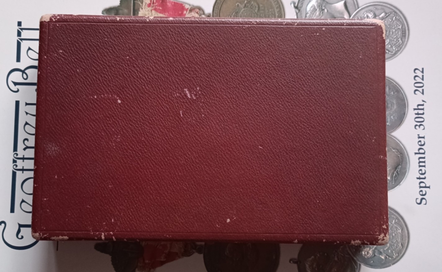 英系币章首饰盒子专场第6期 币章盒17.5x11cm，开关紧合