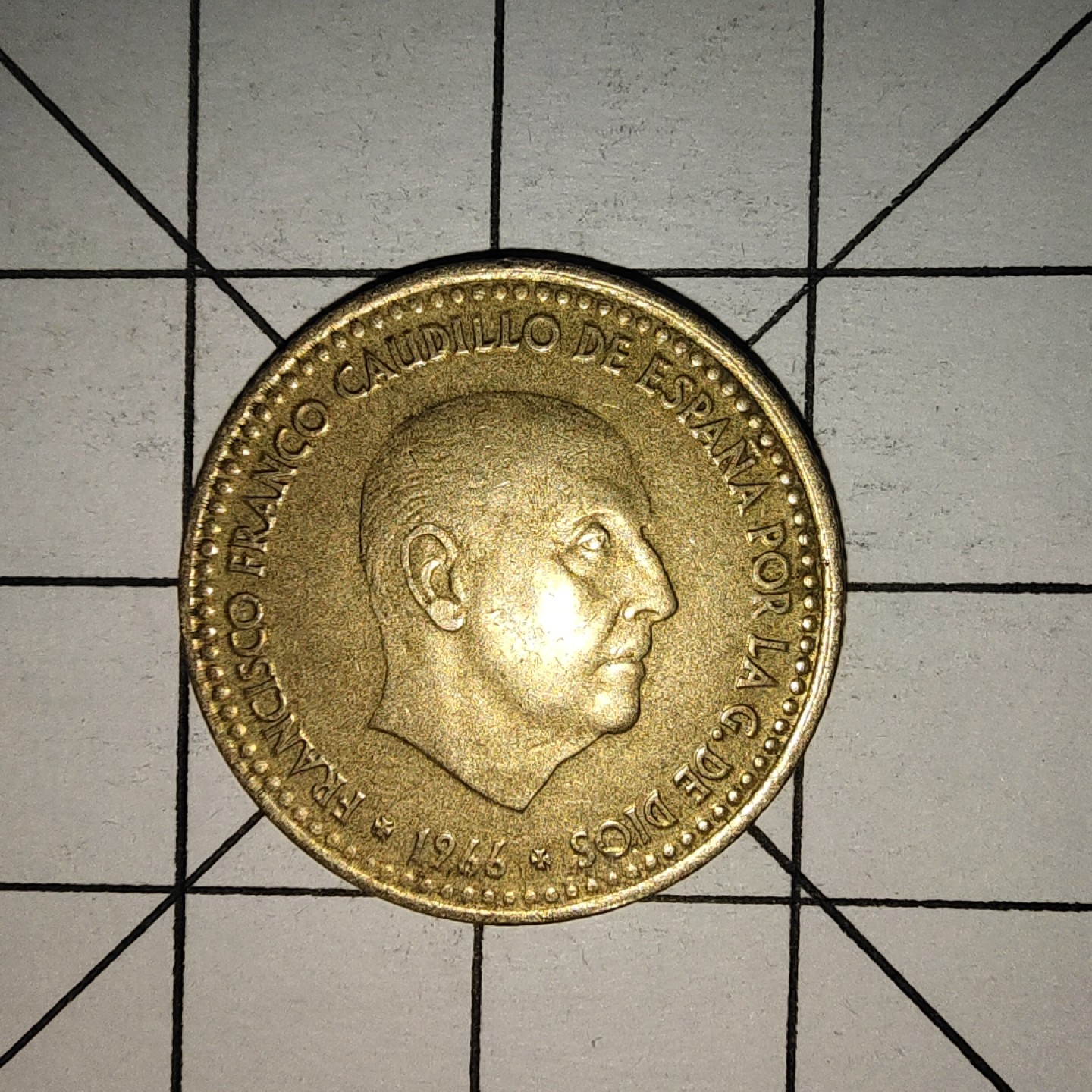 收藏之家世界硬币新年场(捡漏，无押金，无佣金，全场满20包邮，偏远地区除外) 西班牙1比塞塔1966年