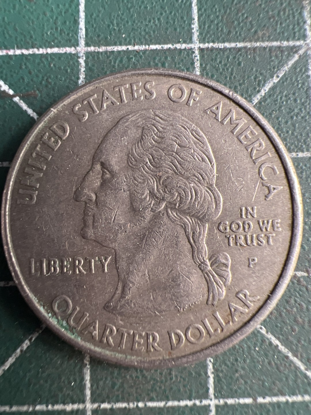 泡泡堂第216期  世界硬币（无押金，无佣金，捡漏，全场20包邮，偏远地区除外） 美国 新罕布什尔州纪念币25美分