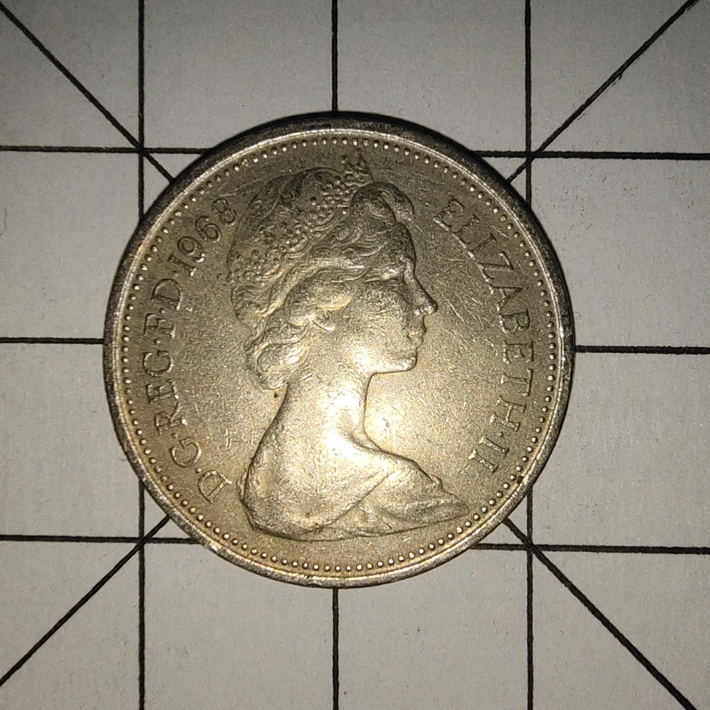 收藏之家世界硬币新年场(捡漏，无押金，无佣金，全场满20包邮，偏远地区除外) 英国5便士1968