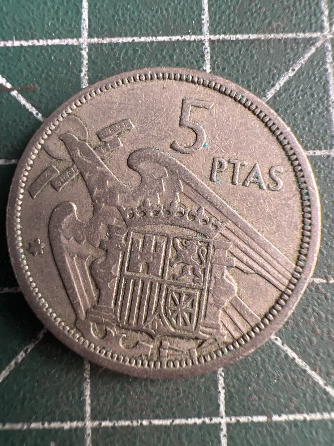 泡泡堂第240期  世界硬币 （无押金，无佣金，捡漏，全场20包邮，偏远地区除外，接收代拍业务） 西班牙5比塞塔