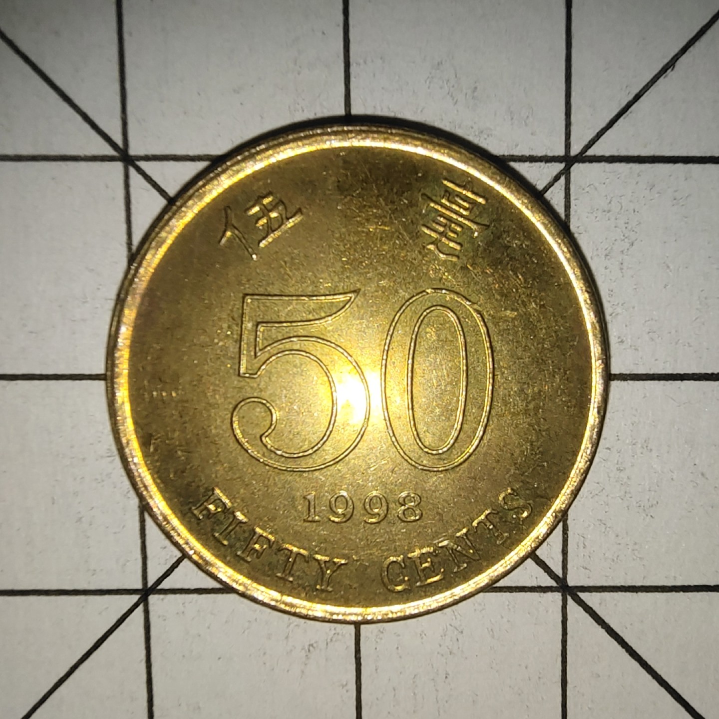 收藏之家世界硬币新年场(捡漏，无押金，无佣金，全场满20包邮，偏远地区除外) 香港5毫1998年