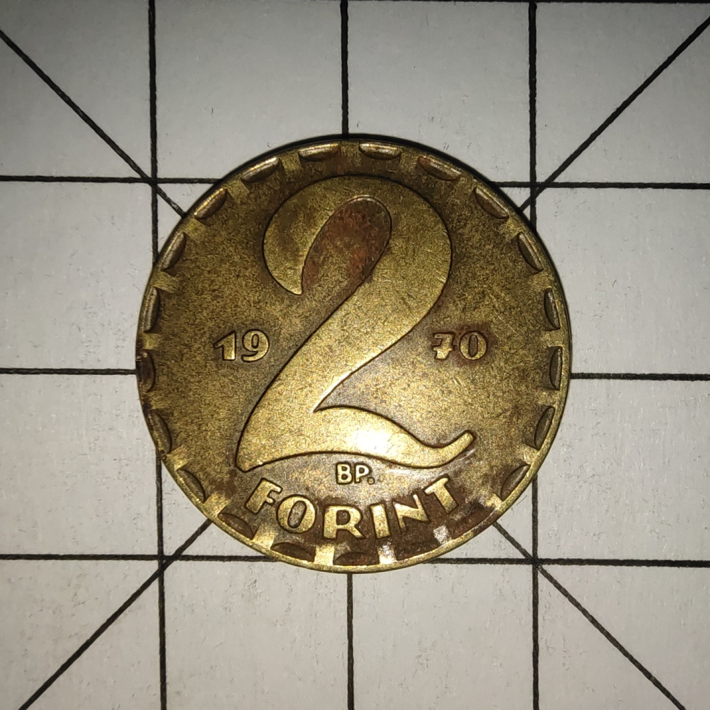 收藏之家世界硬币新年场(捡漏，无押金，无佣金，全场满20包邮，偏远地区除外) 匈牙利2福林1970年