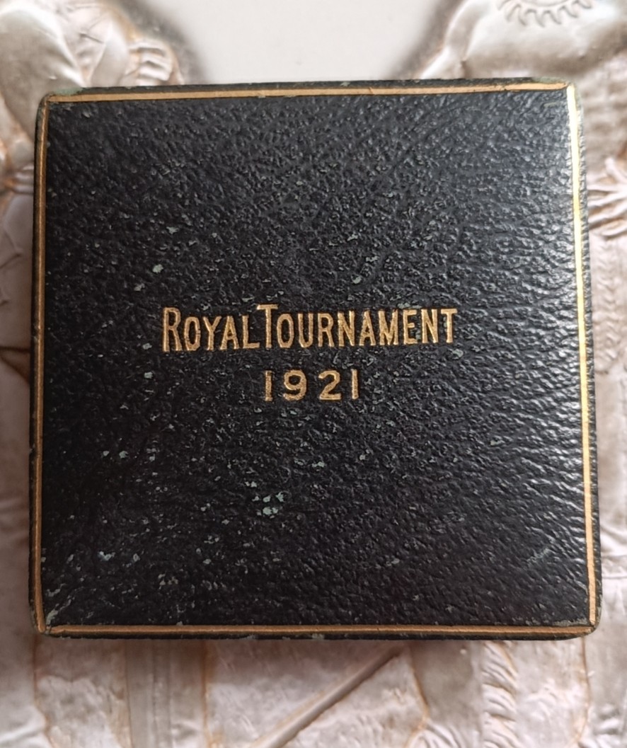 英系币章首饰盒子专场第6期 1921皇家锦标赛68x68mm，内径32mm