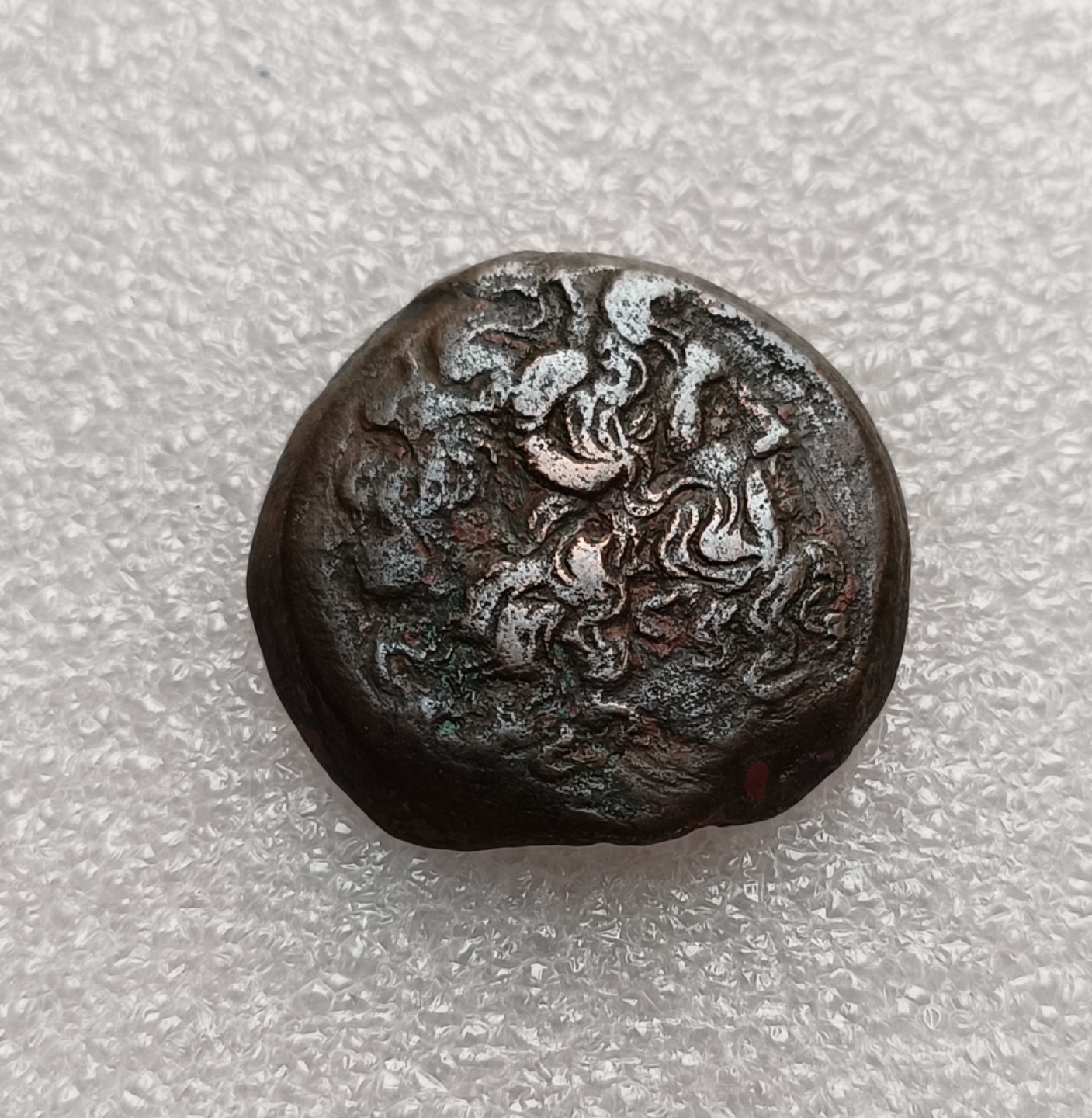 瓶子🏺第78期拍卖会 古希腊托勒密宙斯大铜币双鹰28毫米20.42克