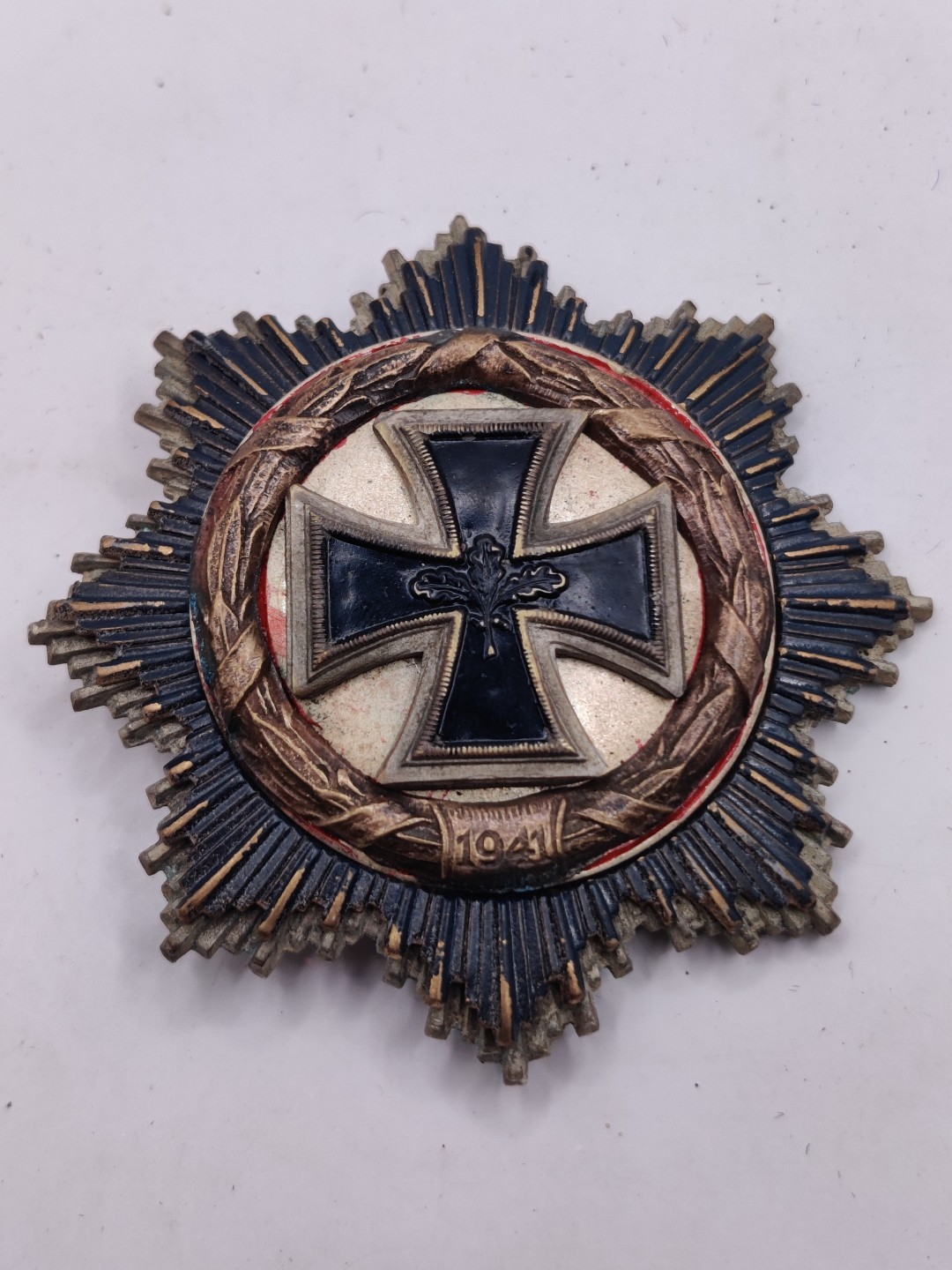 全场0元起拍 第29期 咸鱼国勋章拍卖专场 2月12日（周日）下午6：00开始 金DK 德国57版金级大德意志十字勋章