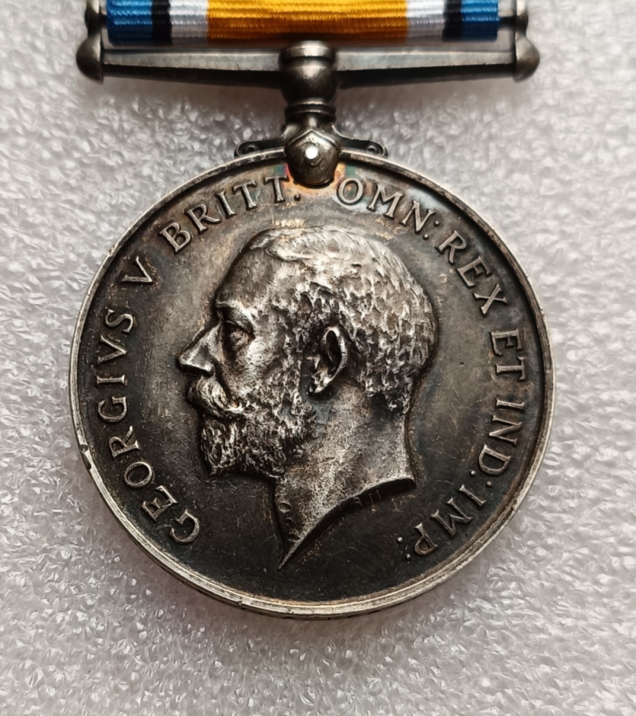 瓶子🏺第78期拍卖会 英国1914年一战银质奖章带复印证书稀少