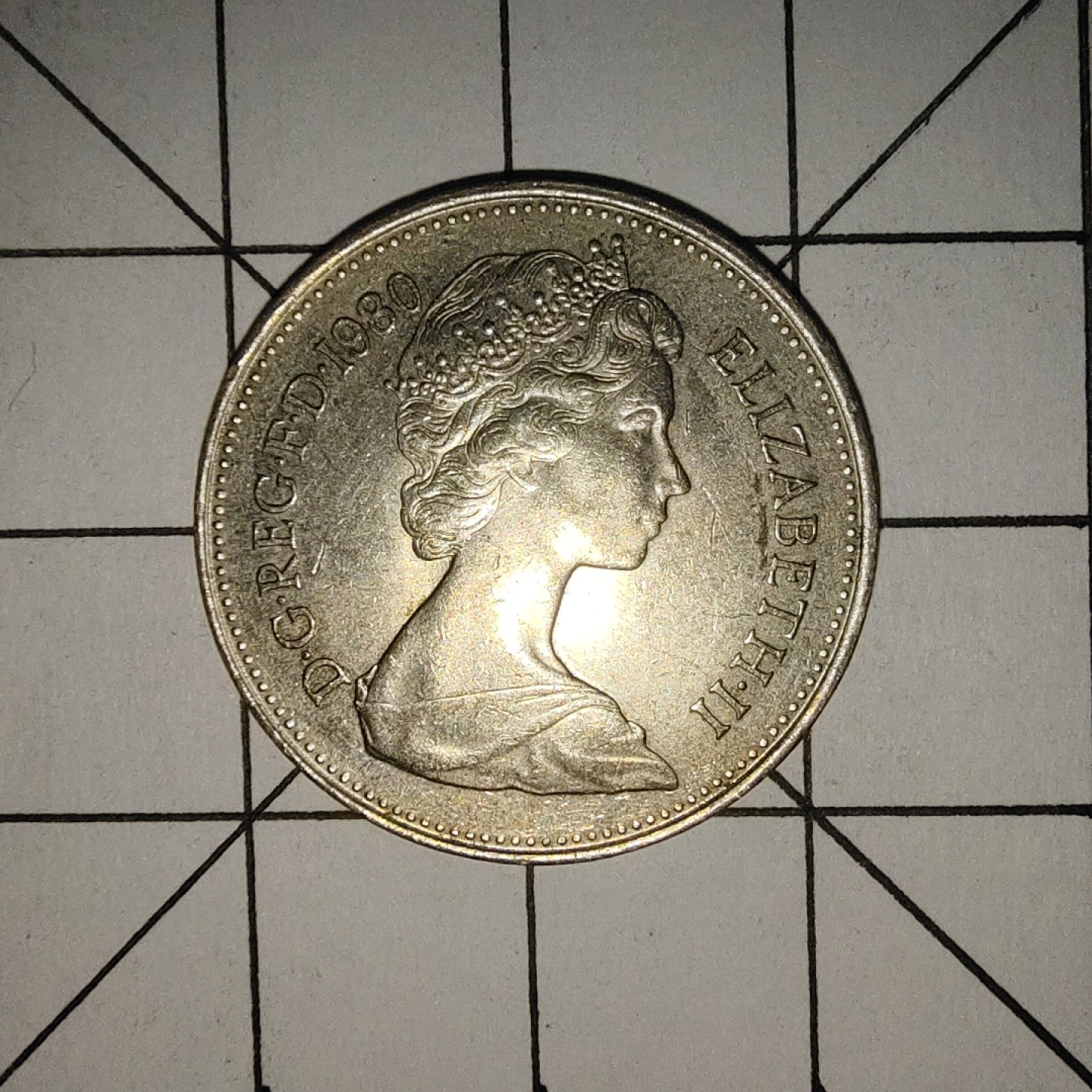 收藏之家世界硬币新年场(捡漏，无押金，无佣金，全场满20包邮，偏远地区除外) 英国5便士1980年