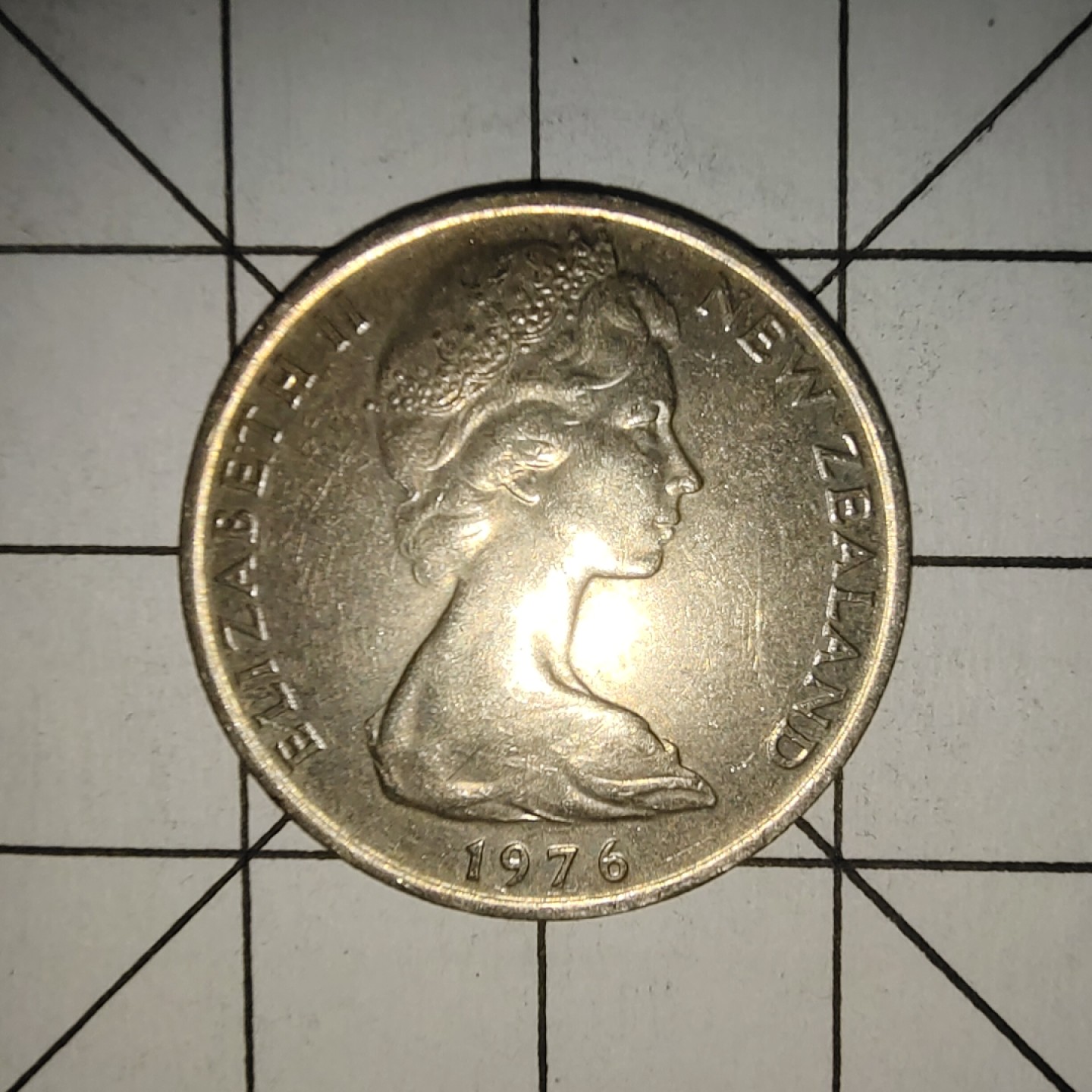 收藏之家世界硬币新年场(捡漏，无押金，无佣金，全场满20包邮，偏远地区除外) 新西兰10分1976年