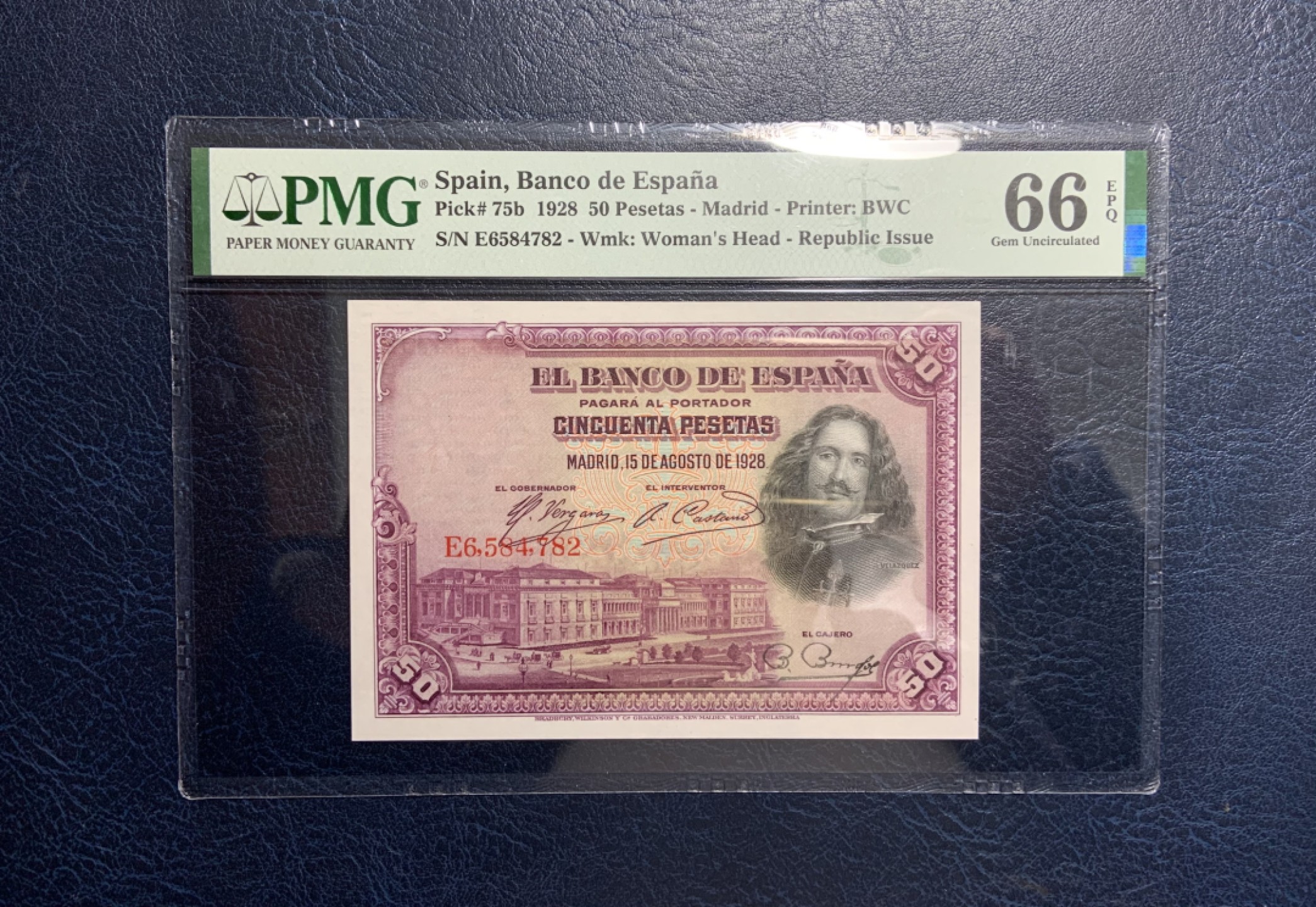 收藏联盟Quantum Auction 第231期拍卖 已更新 西班牙1928年50比塞塔  PMG66