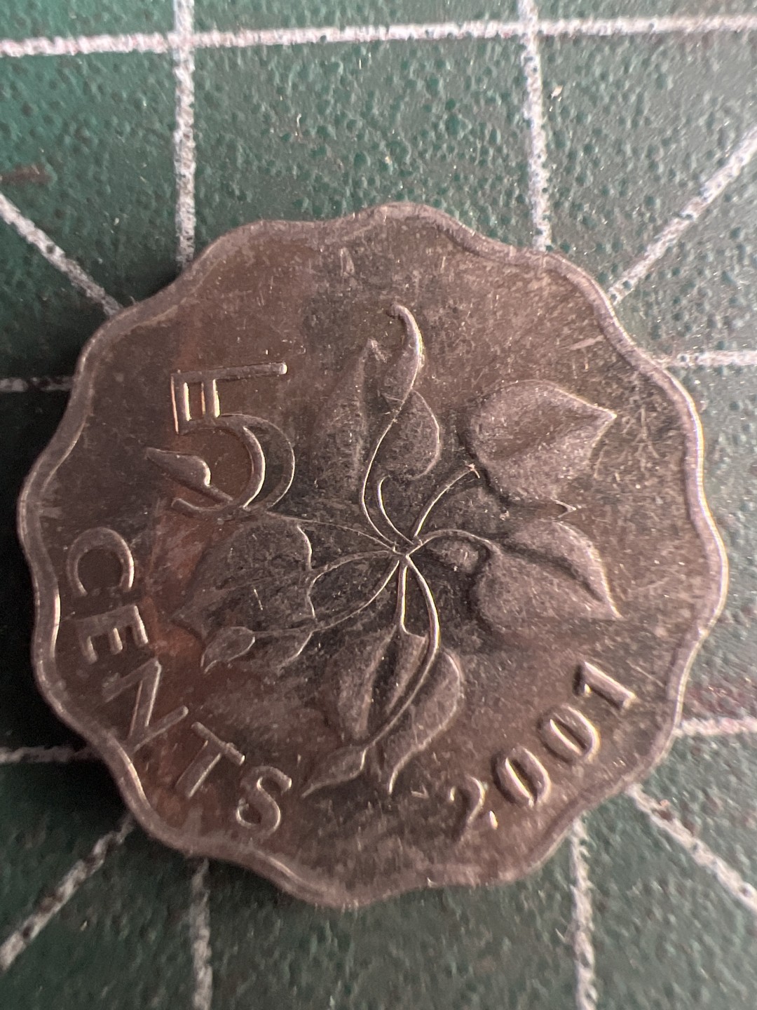 泡泡堂第216期  世界硬币（无押金，无佣金，捡漏，全场20包邮，偏远地区除外） 斯威士兰5分