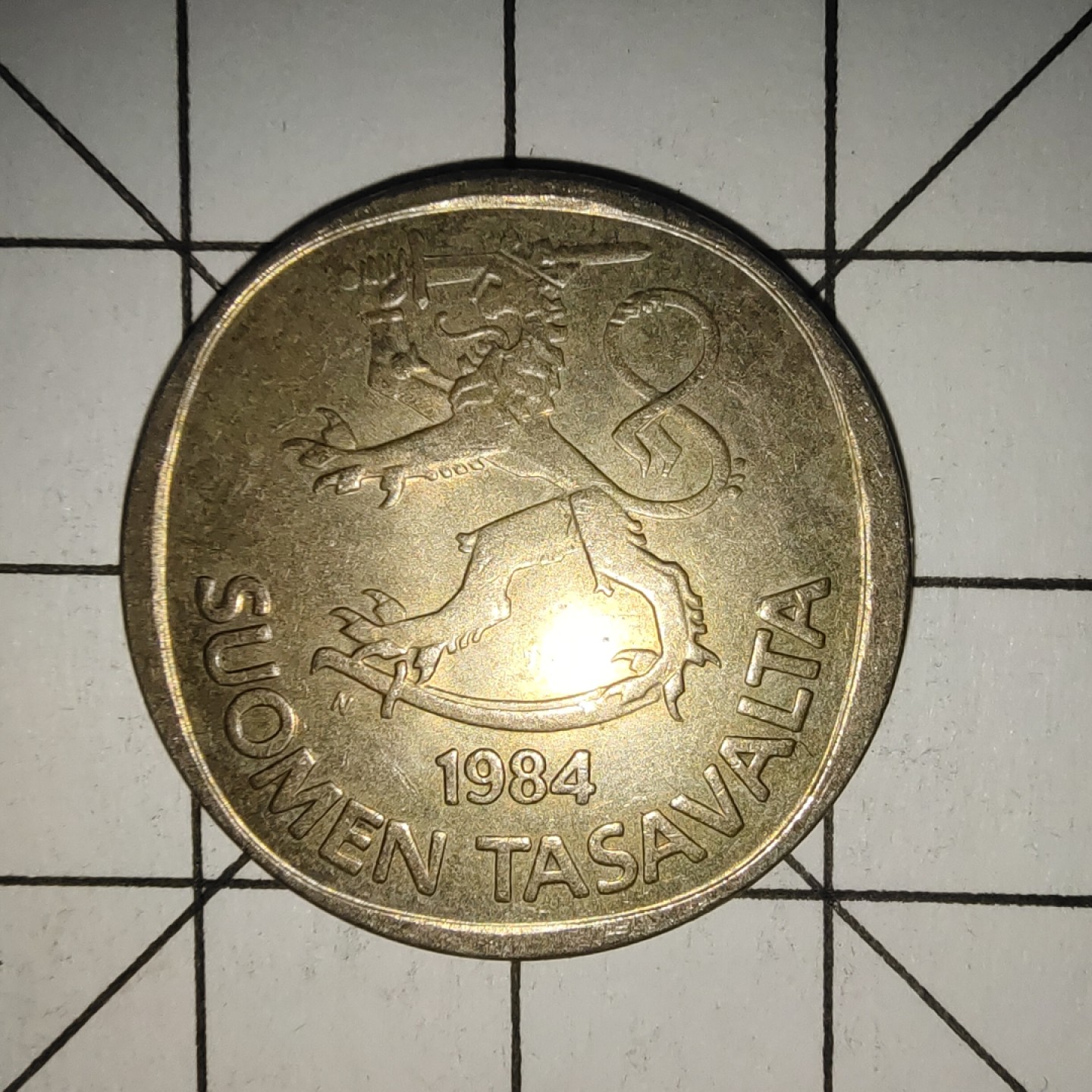 收藏之家世界硬币新年场(捡漏，无押金，无佣金，全场满20包邮，偏远地区除外) 芬兰1马克1984年