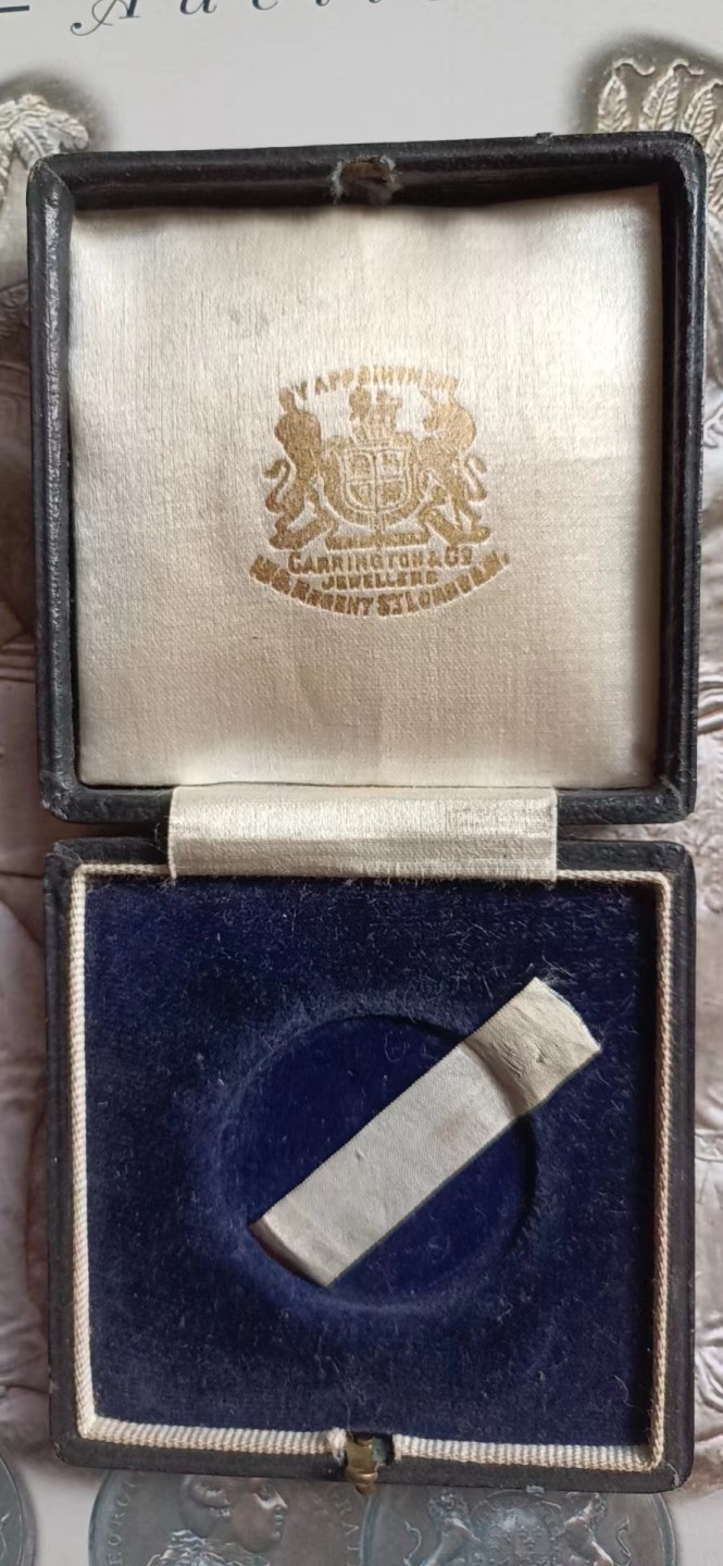 英系币章首饰盒子专场第6期 1921皇家锦标赛68x68mm，内径32mm