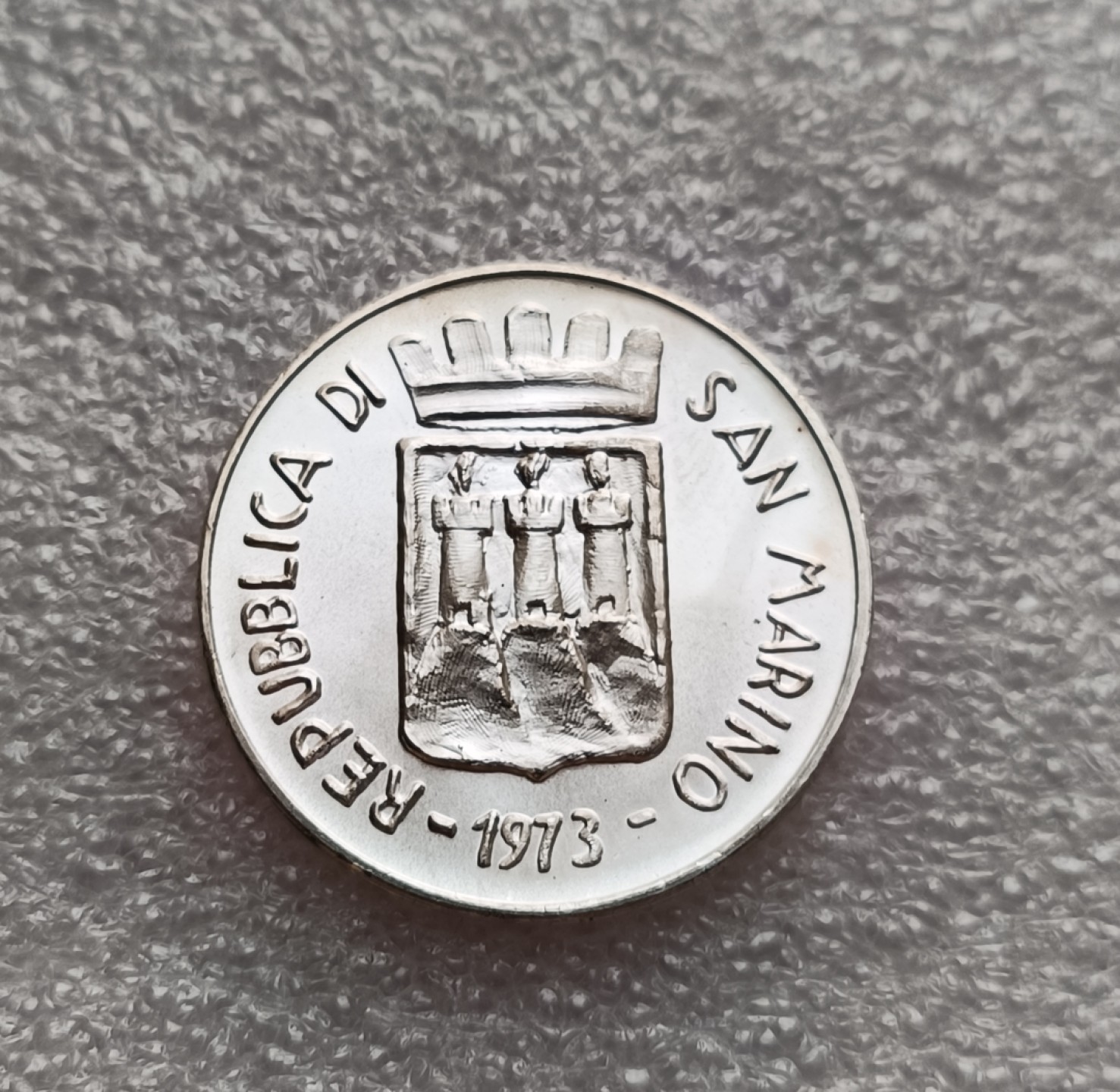 瓶子🏺第78期拍卖会 圣马力诺1973年500里拉银币原光