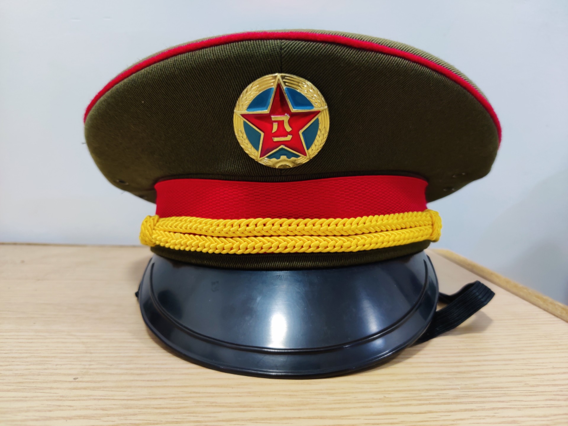 全场0元起拍 第29期 咸鱼国勋章拍卖专场 2月12日（周日）下午6：00开始 pla陆军85式 团以上马裤呢大檐帽 58cm