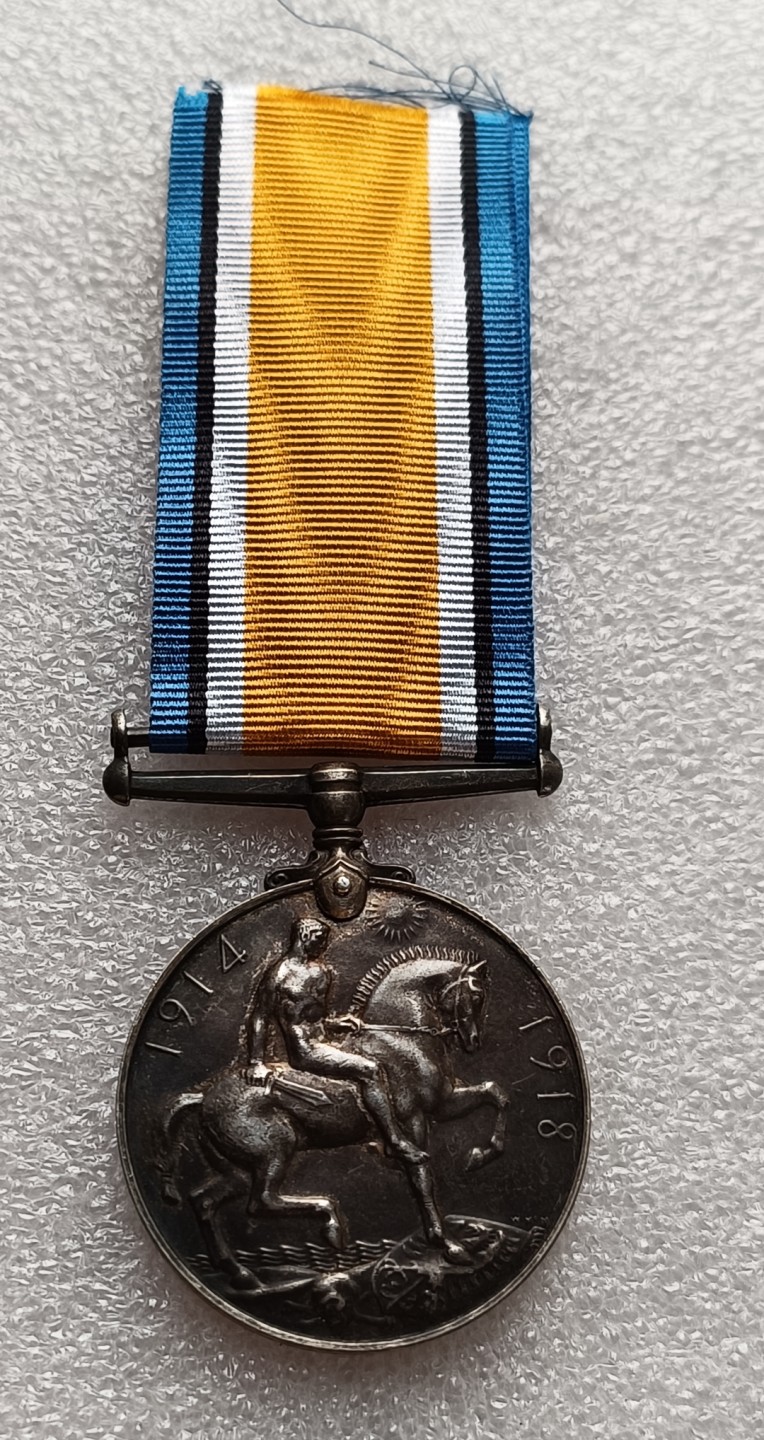 瓶子🏺第78期拍卖会 英国1914年一战银质奖章带复印证书稀少