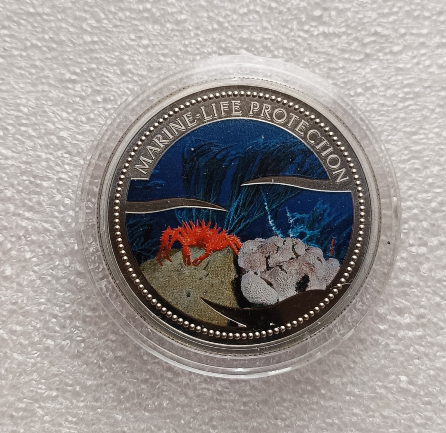 瓶子🏺第78期拍卖会 帕劳2003年螃蟹美人鱼1元彩色币