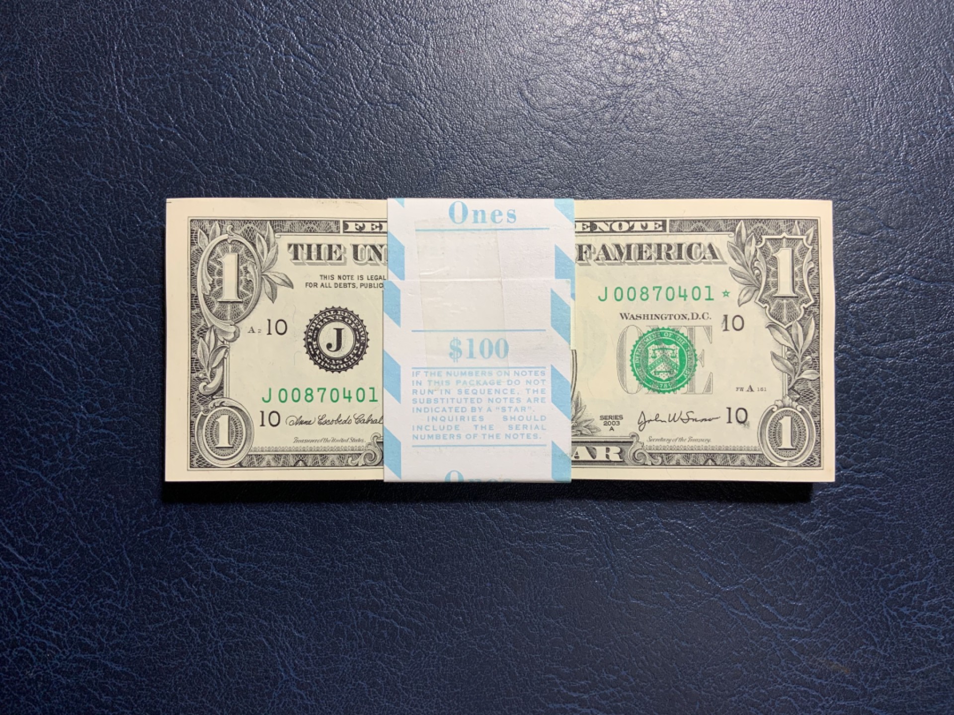 收藏联盟Quantum Auction 第231期拍卖 已更新 美国2003年1美元星补号百连 品相全新UNC