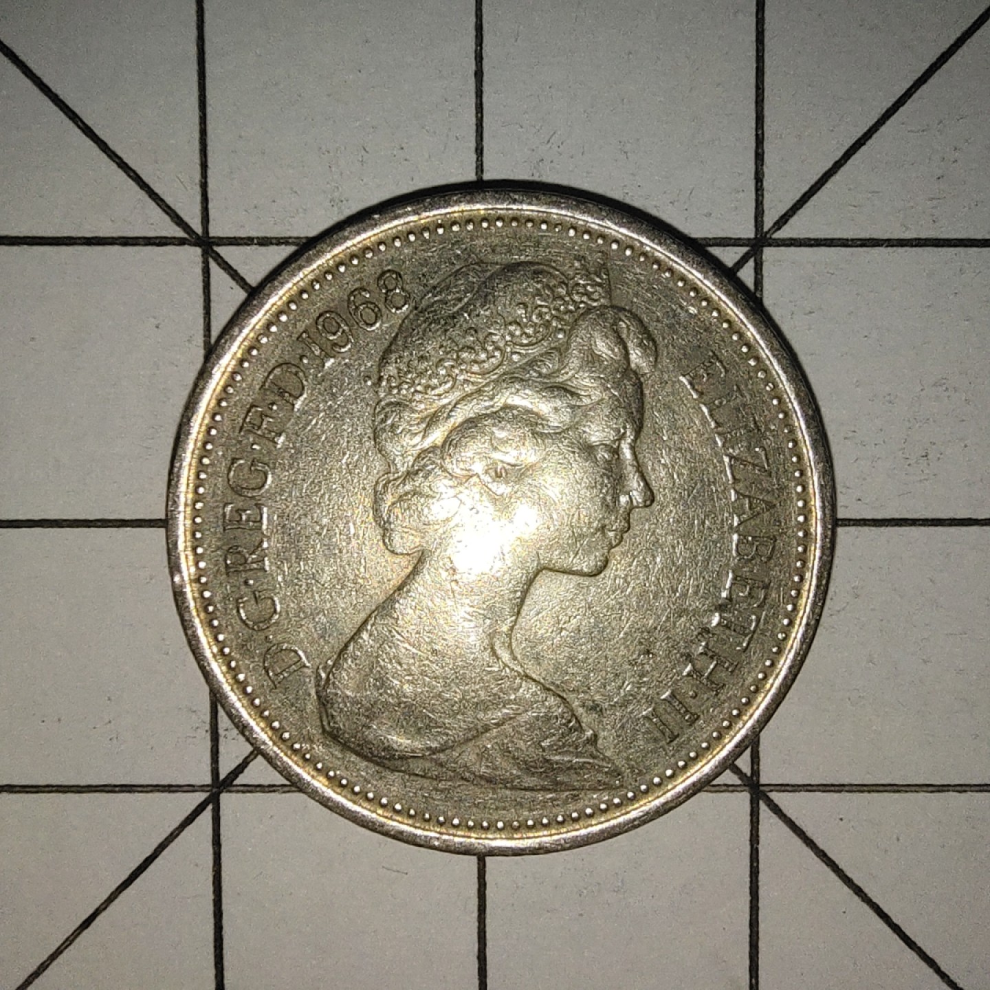 收藏之家世界硬币新年场(捡漏，无押金，无佣金，全场满20包邮，偏远地区除外) 英国5便士1968年