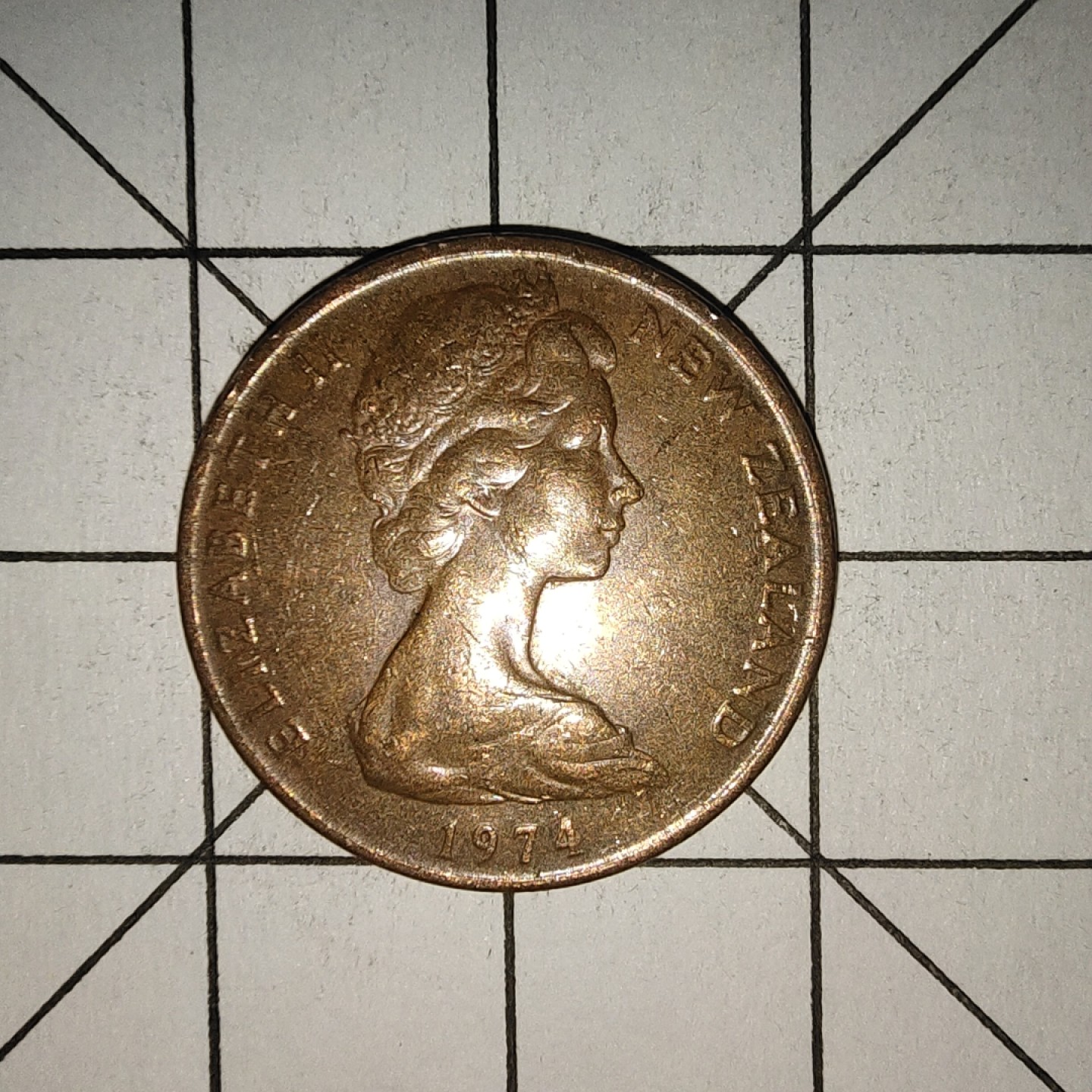 收藏之家世界硬币新年场(捡漏，无押金，无佣金，全场满20包邮，偏远地区除外) 新西兰2分1974年