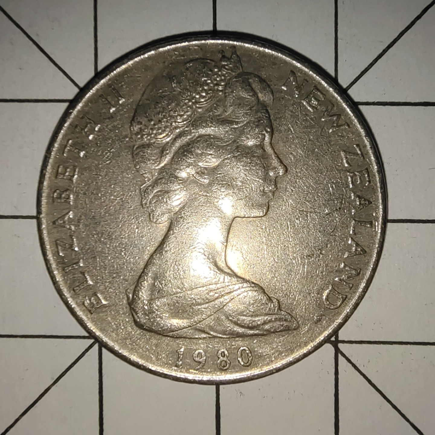 收藏之家世界硬币新年场(捡漏，无押金，无佣金，全场满20包邮，偏远地区除外) 新西兰20分1980年