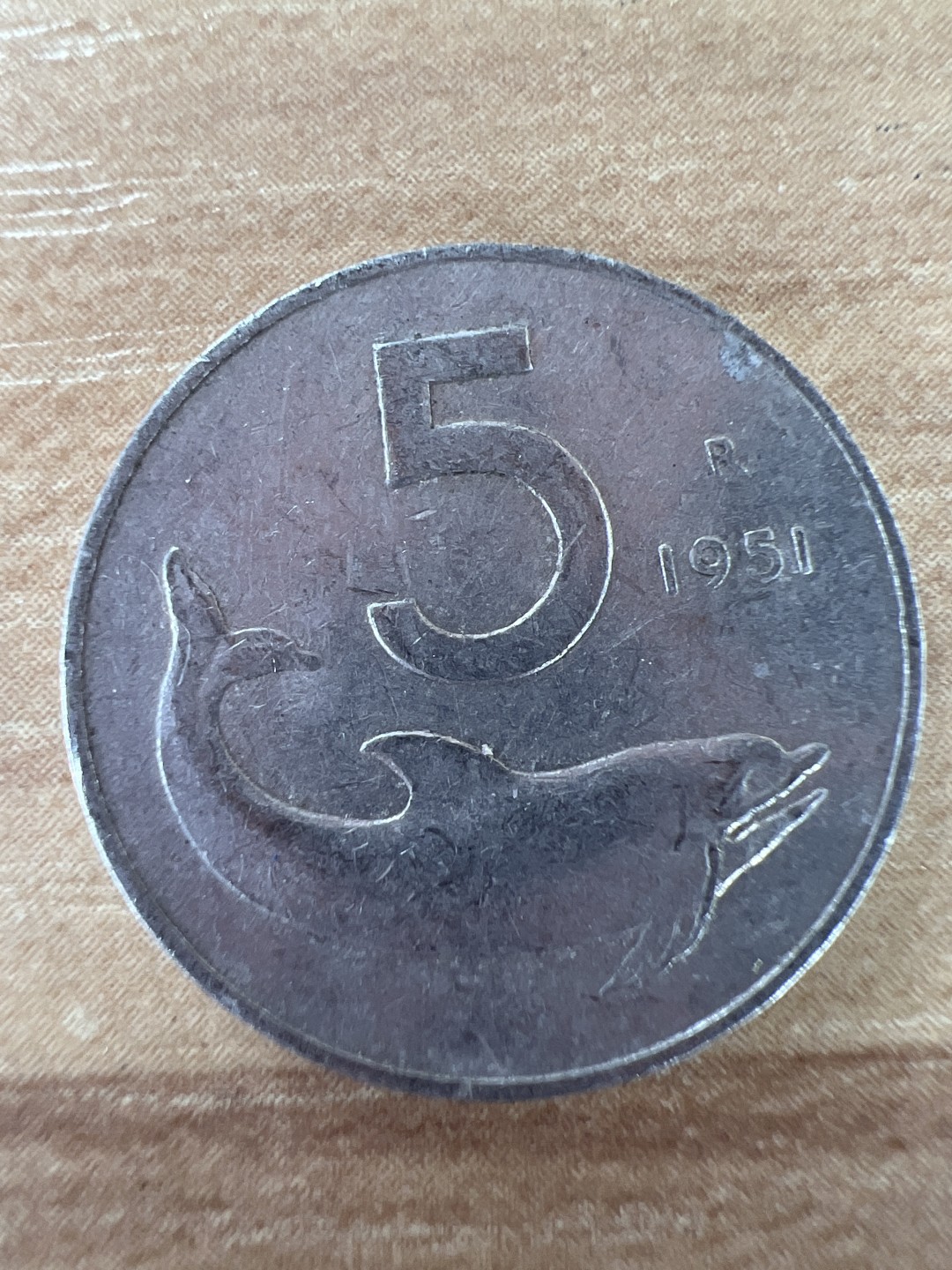 泡泡堂第218期  世界硬币邮票 （无押金，无佣金，捡漏，全场20包邮，偏远地区除外） 意大利5里拉铝币