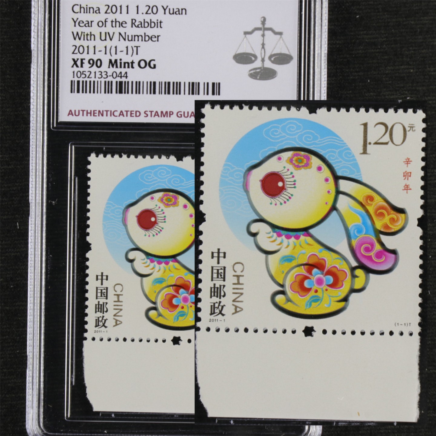 【亘邦集藏】149期拍卖 2011年辛卯兔年生肖特种邮票 ASG XF90 1052133-044