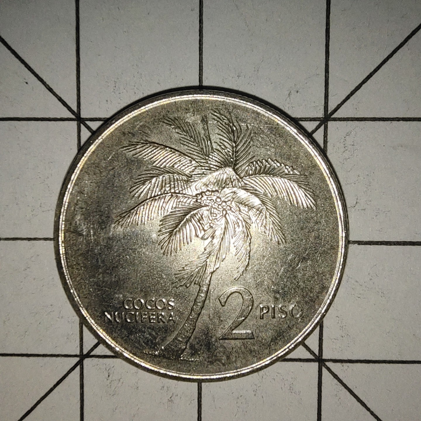 收藏之家世界硬币新年场(捡漏，无押金，无佣金，全场满20包邮，偏远地区除外) 菲律宾2比索棕榈树1994年