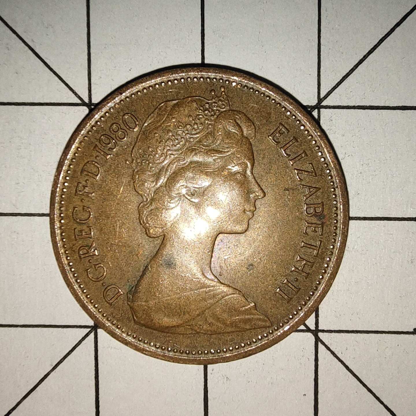 收藏之家世界硬币新年场(捡漏，无押金，无佣金，全场满20包邮，偏远地区除外) 英国2便士1980年