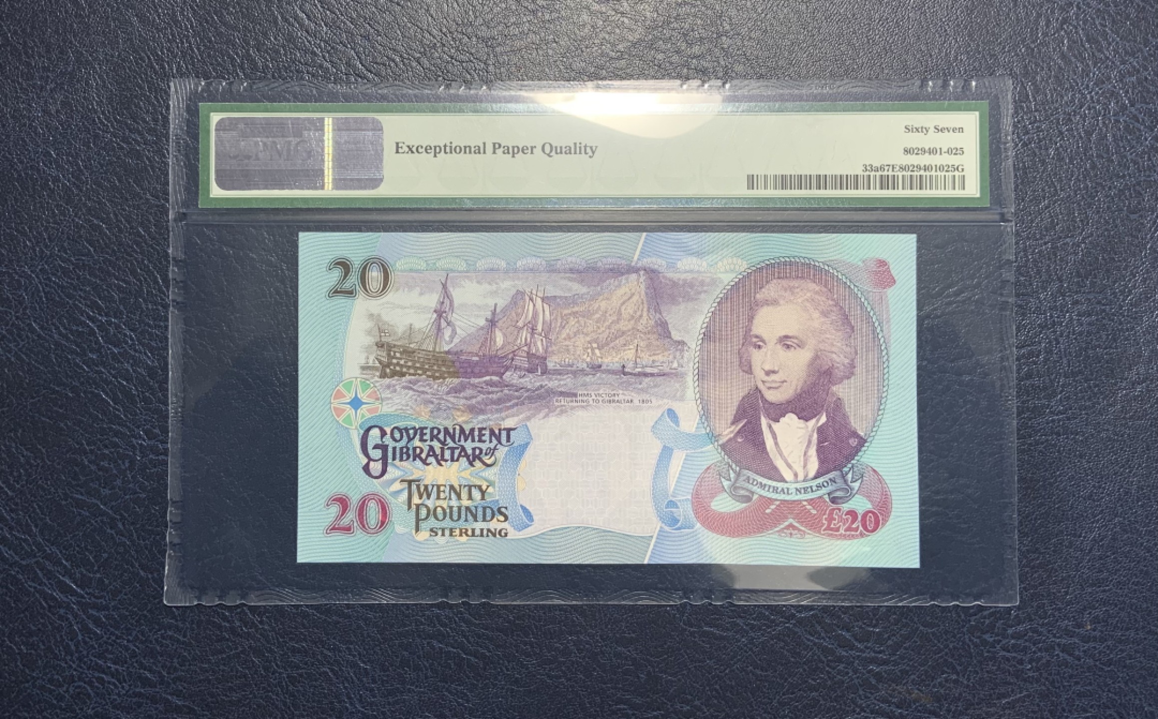 收藏联盟Quantum Auction 第231期拍卖 已更新 直布罗陀2006年20镑 PMG67