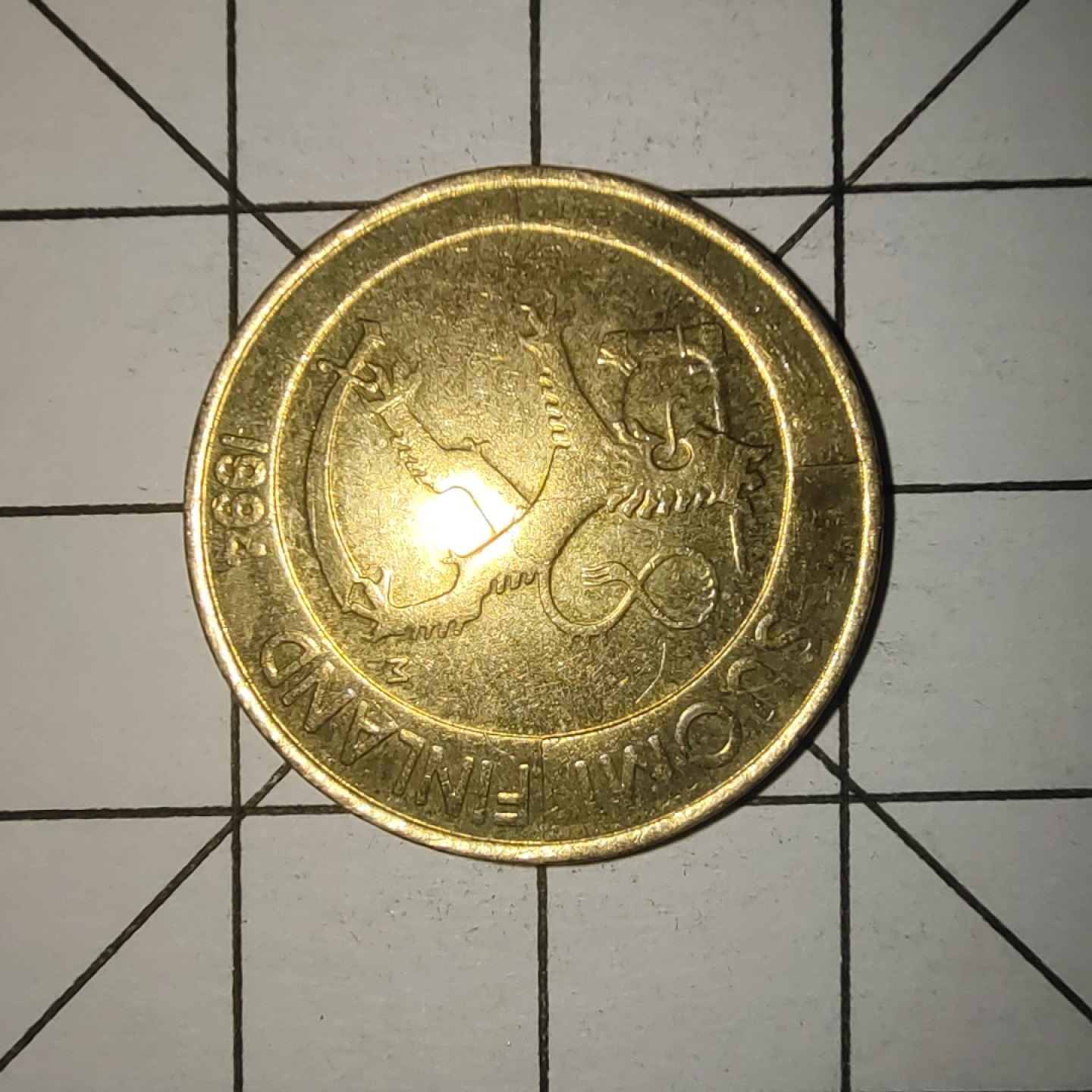 收藏之家世界硬币新年场(捡漏，无押金，无佣金，全场满20包邮，偏远地区除外) 芬兰1马克1994年