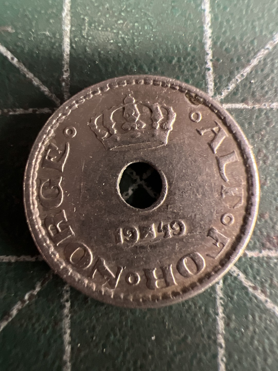 泡泡堂微拍第五十七幕硬币捡漏可累计专场👿👿，零佣金，零押金，累计满二十元包邮，接受代拍业务 挪威1949年十欧尔。