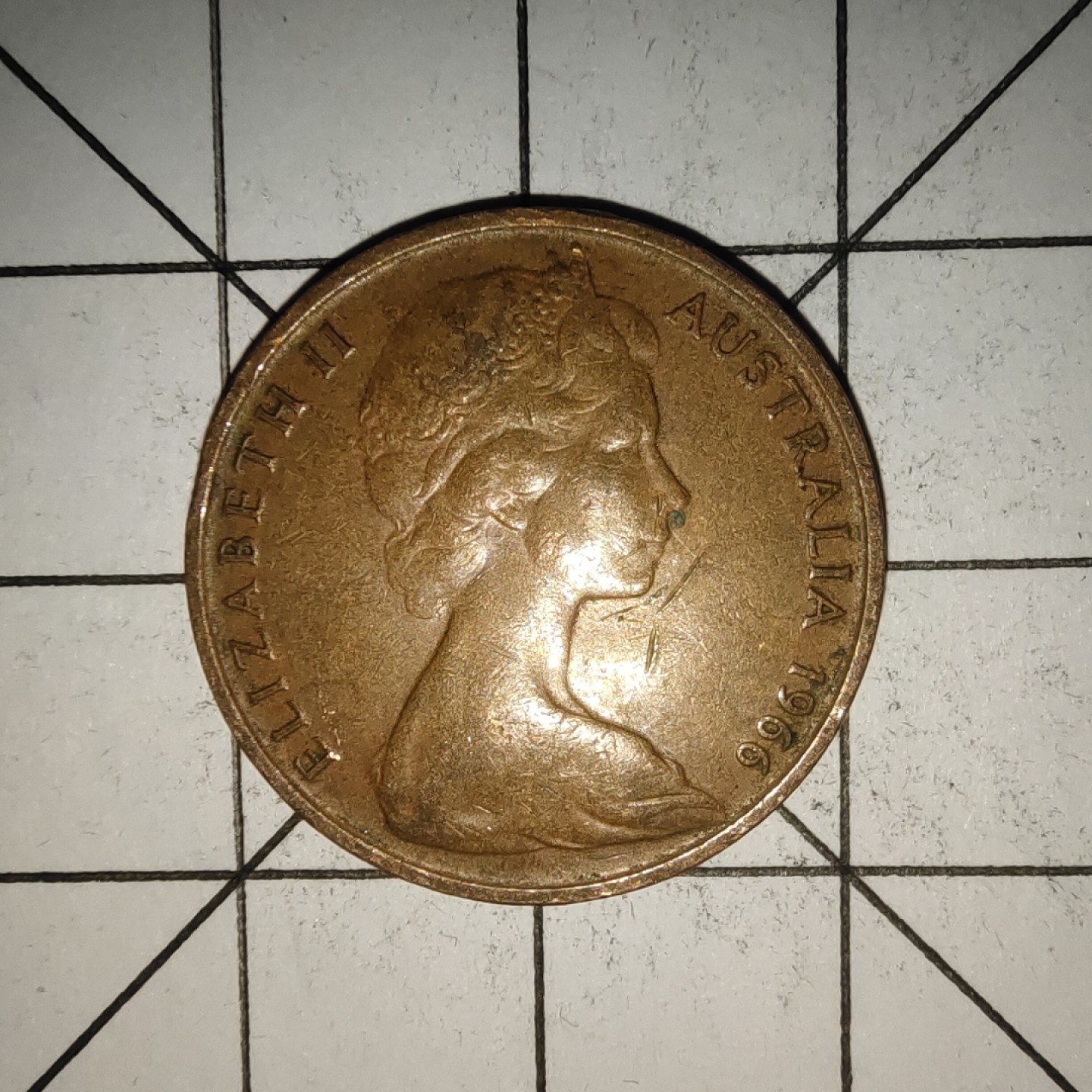 收藏之家世界硬币新年场(捡漏，无押金，无佣金，全场满20包邮，偏远地区除外) 澳大利亚2分1966年