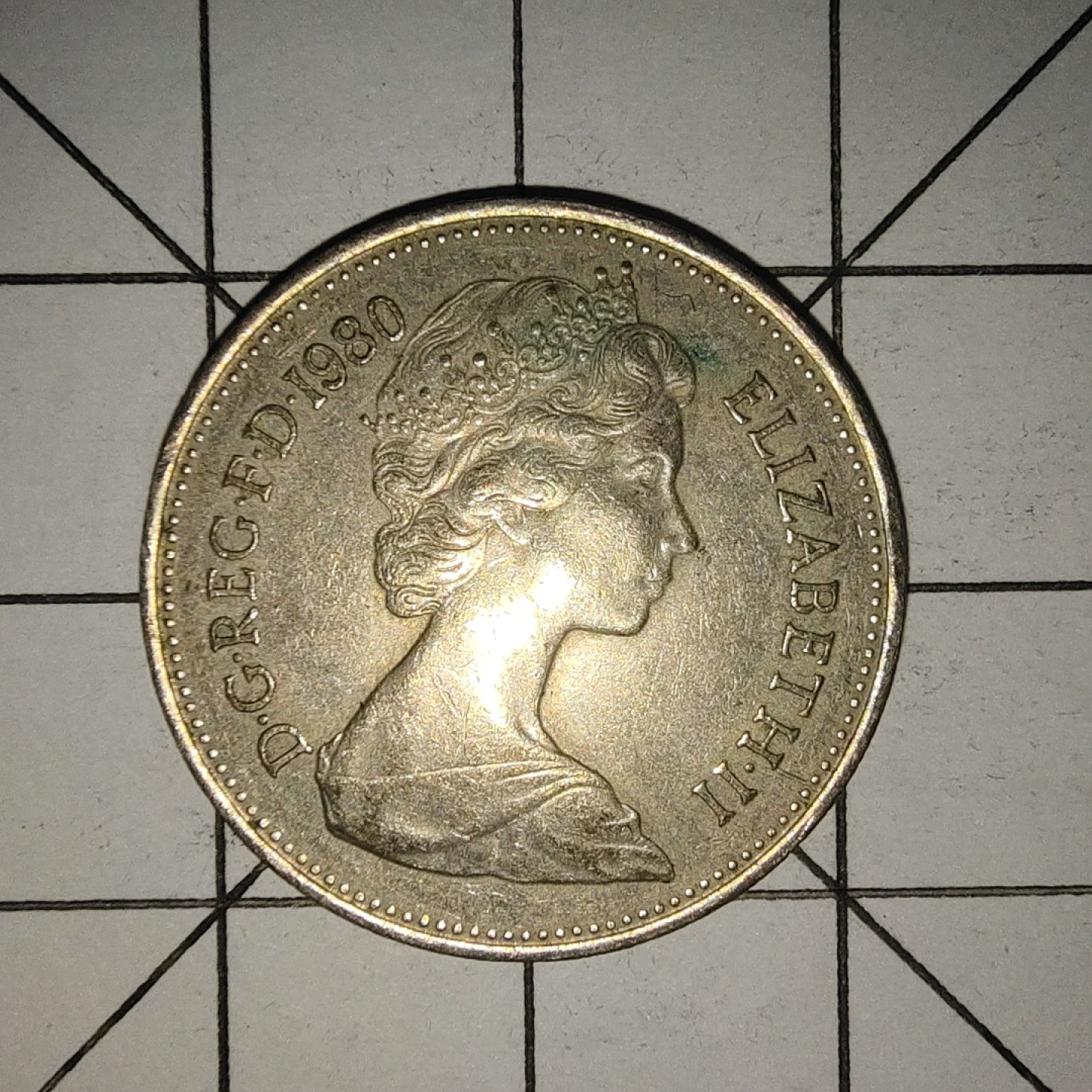 收藏之家世界硬币新年场(捡漏，无押金，无佣金，全场满20包邮，偏远地区除外) 英国5便士1980年