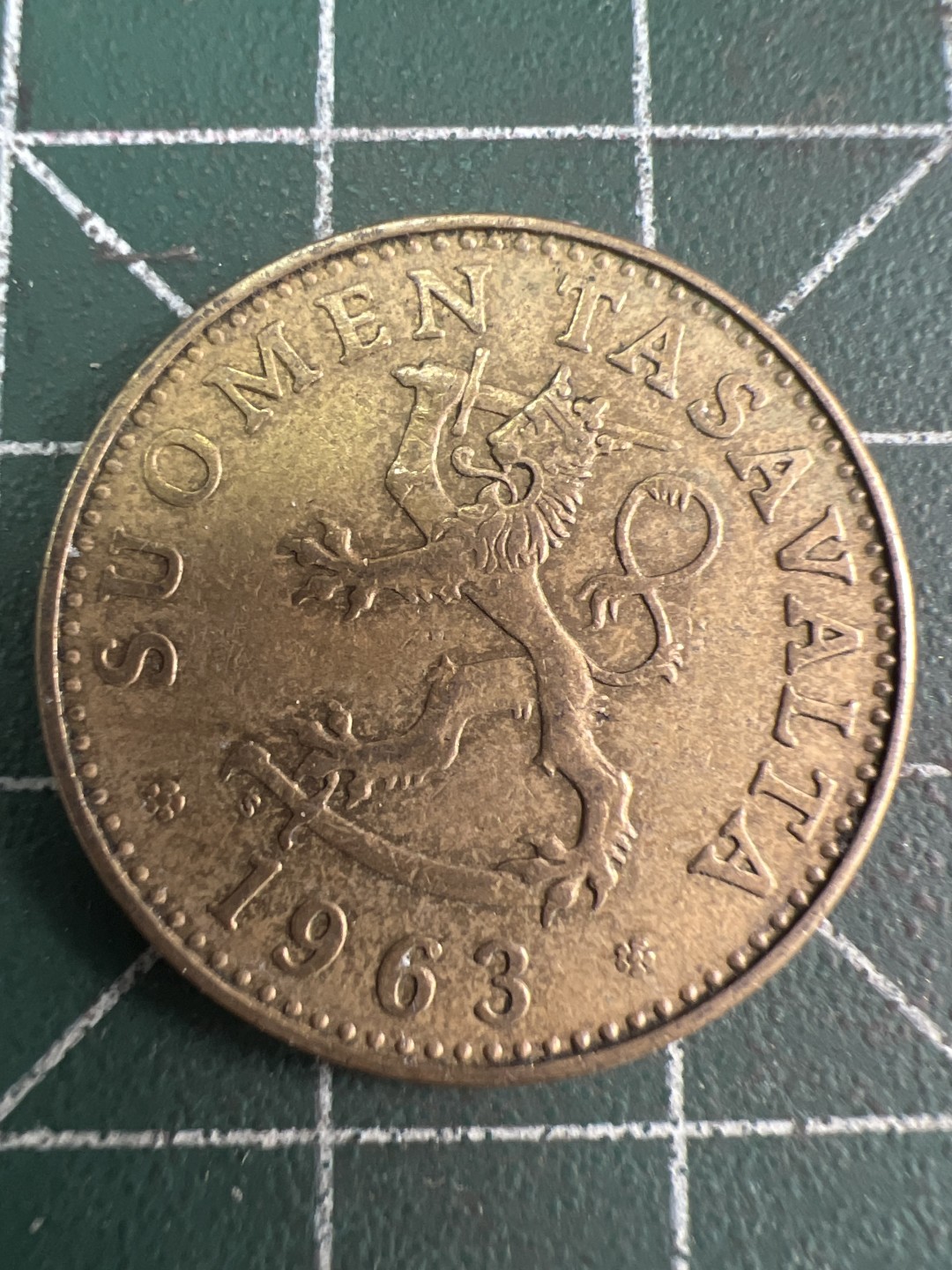 泡泡堂微拍第五十七幕硬币捡漏可累计专场👿👿，零佣金，零押金，累计满二十元包邮，接受代拍业务 芬兰1963年50分。