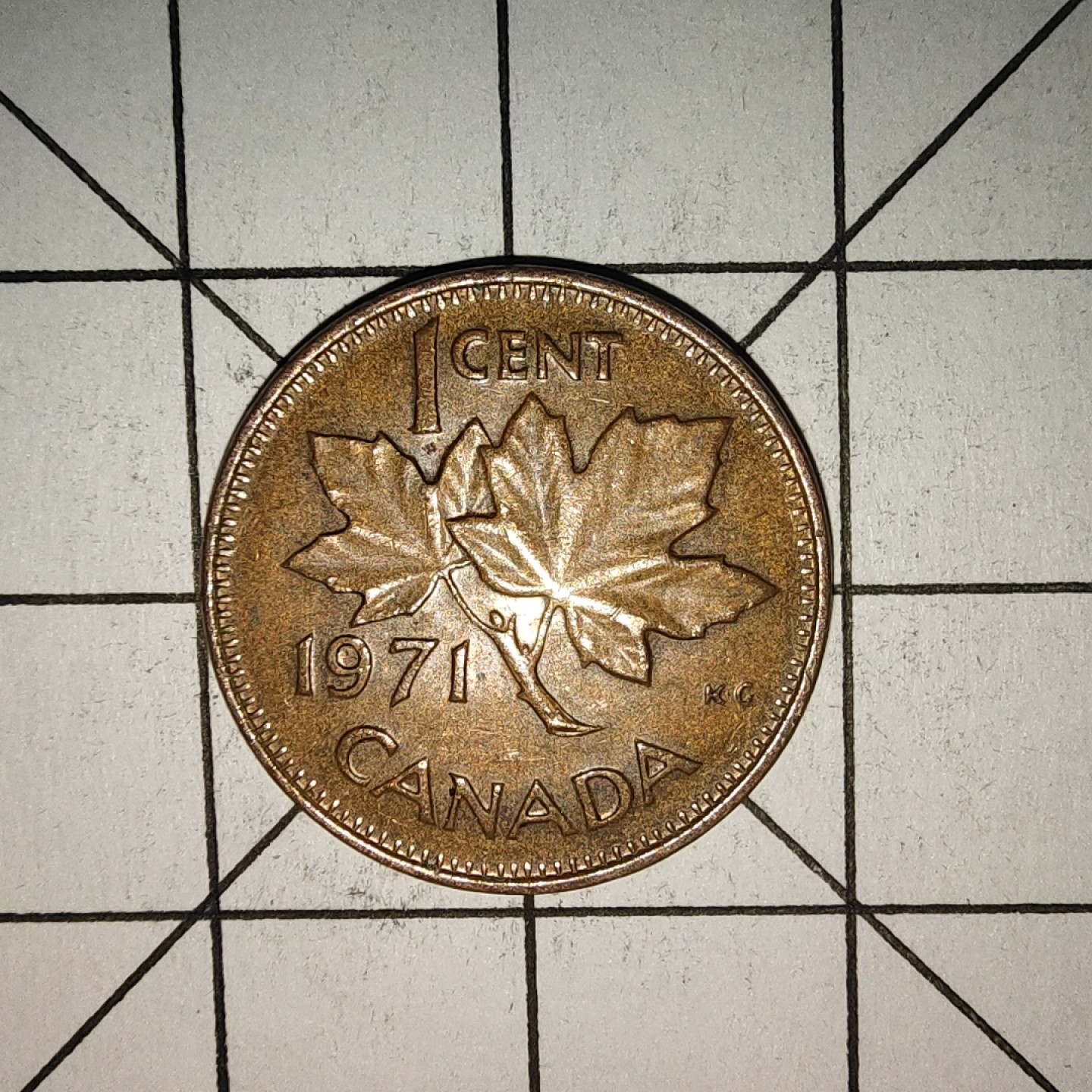 收藏之家世界硬币新年场(捡漏，无押金，无佣金，全场满20包邮，偏远地区除外) 加拿大1分1971年