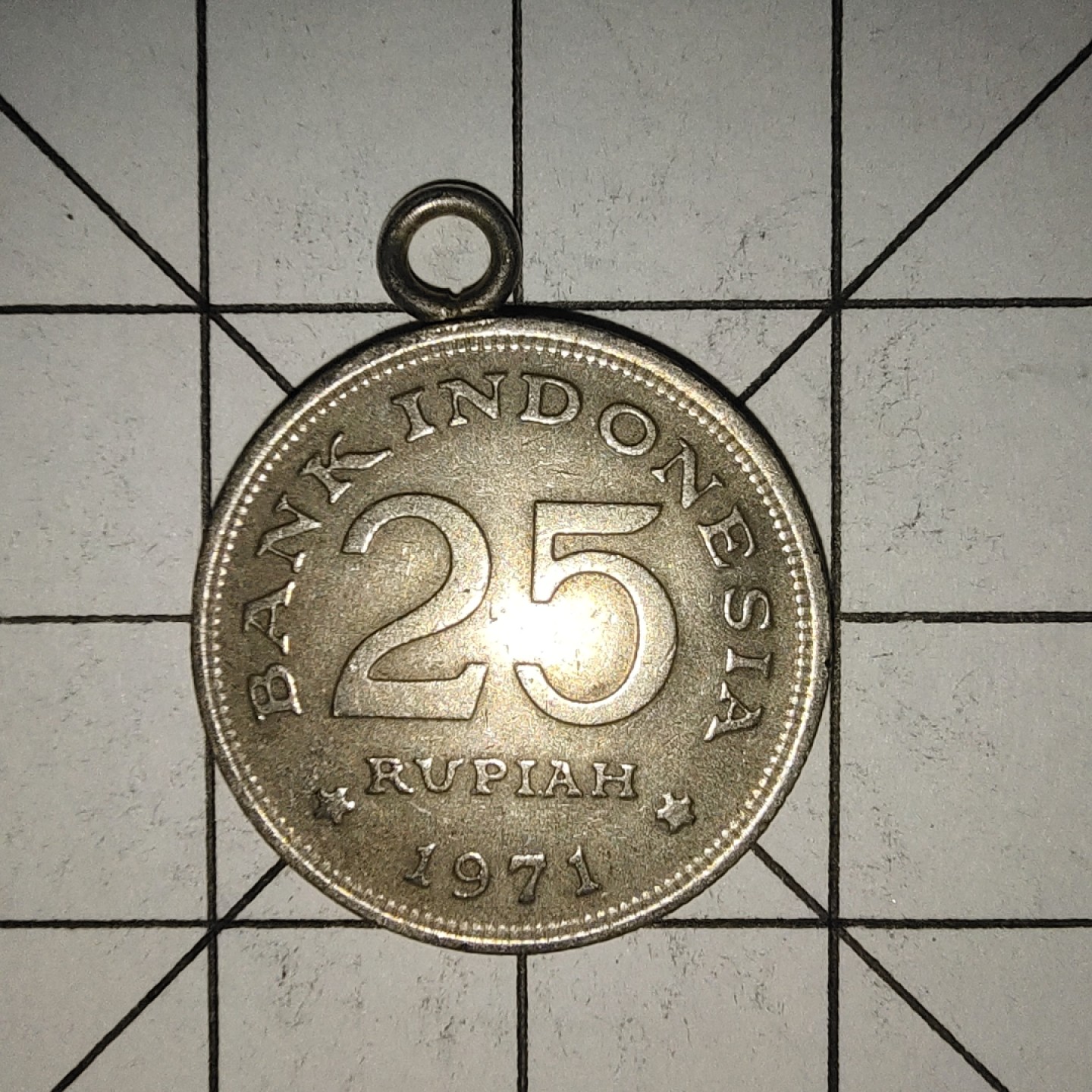 收藏之家世界硬币新年场(捡漏，无押金，无佣金，全场满20包邮，偏远地区除外) 印度尼西亚25卢比1971年