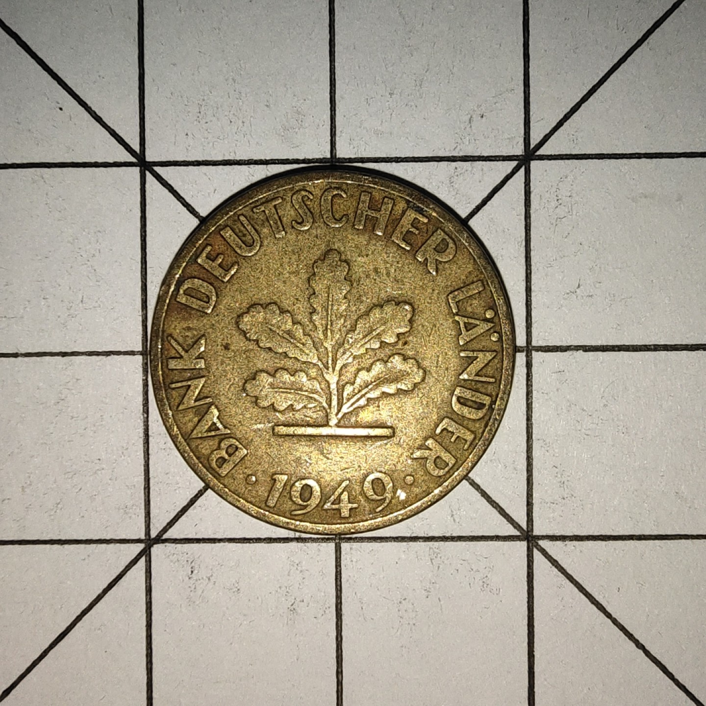 收藏之家世界硬币新年场(捡漏，无押金，无佣金，全场满20包邮，偏远地区除外) 德国5芬尼1949年