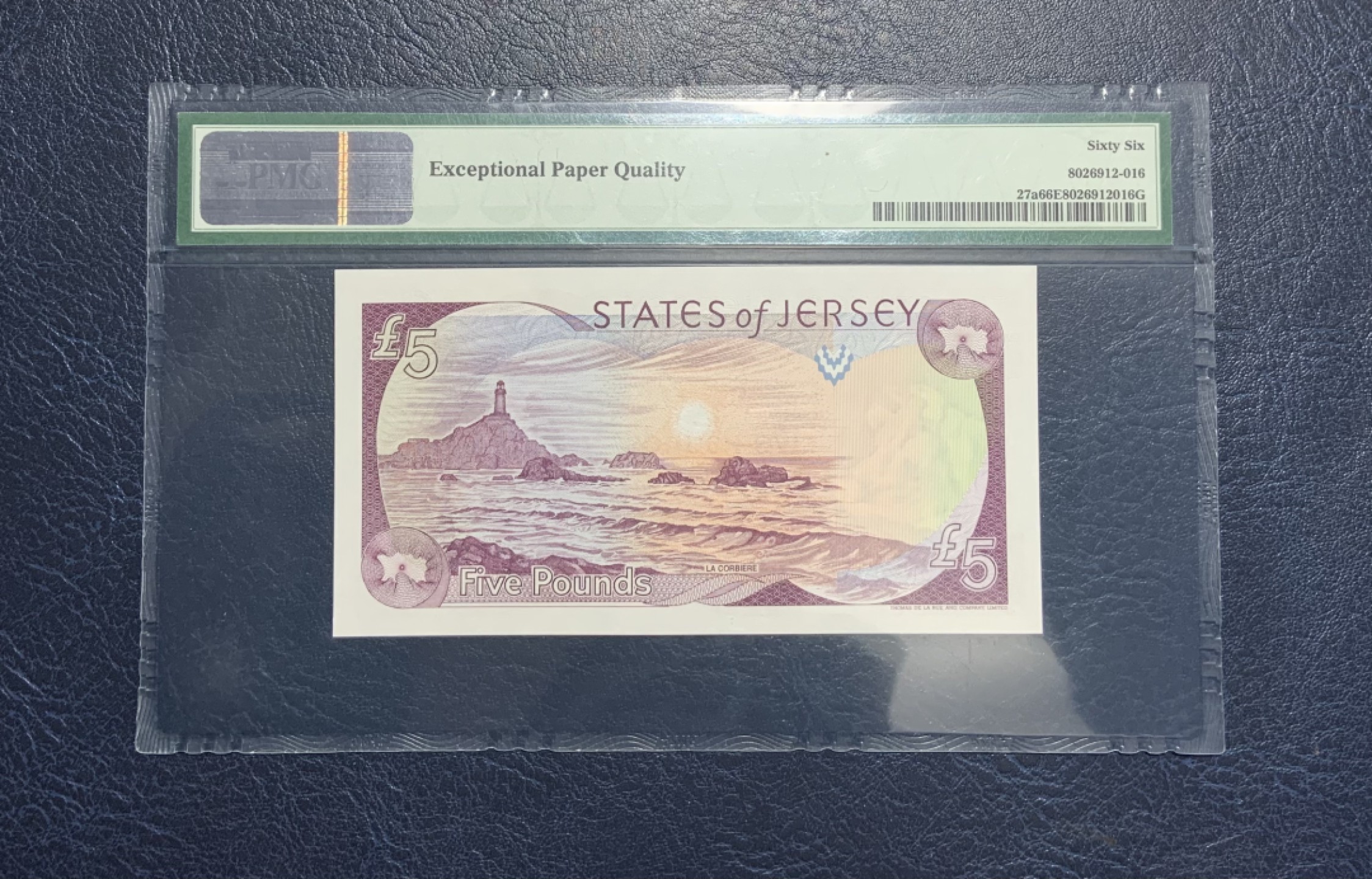 收藏联盟Quantum Auction 第231期拍卖 已更新 泽西岛2000年5镑 PMG66