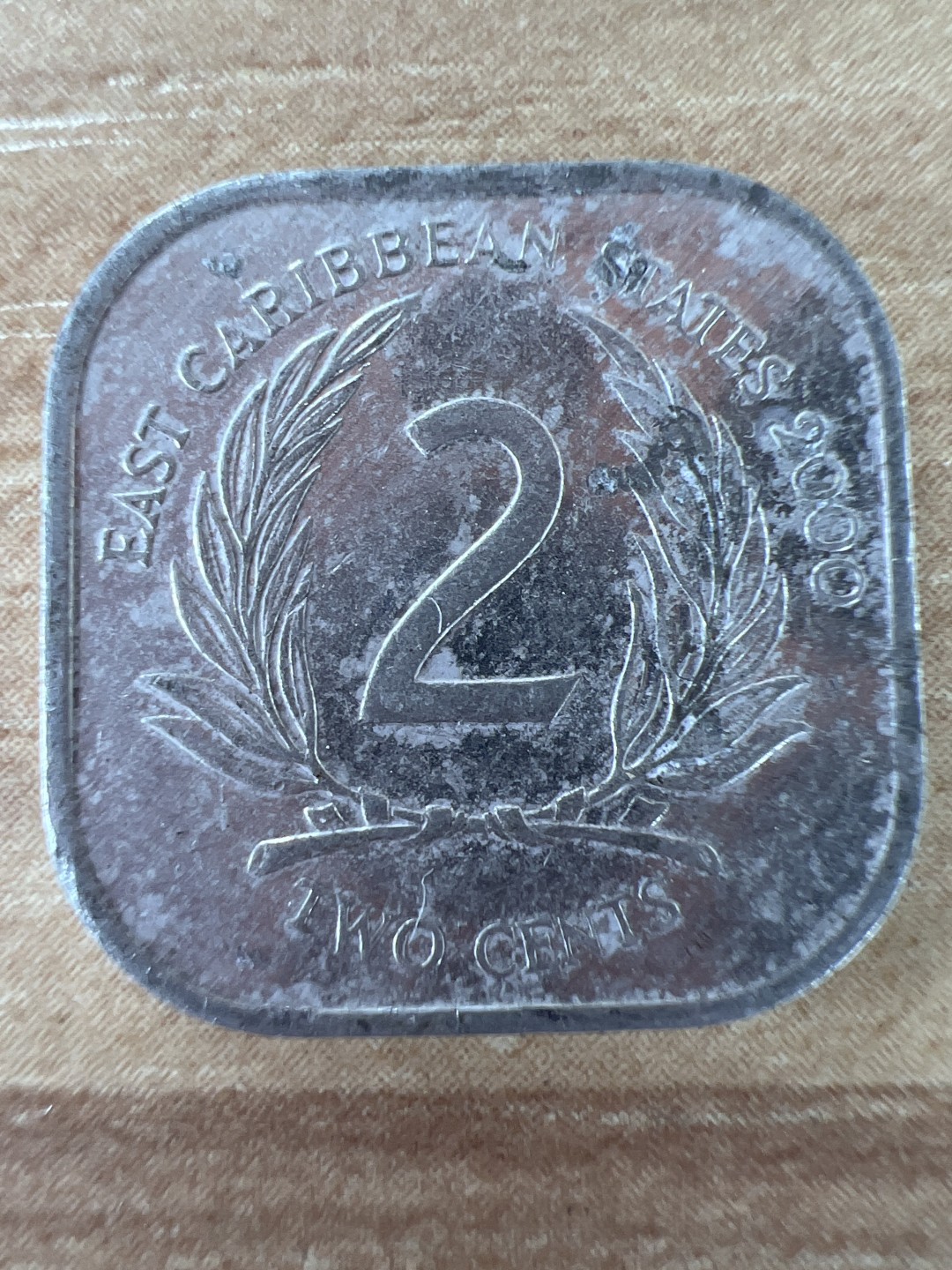 泡泡堂第218期  世界硬币邮票 （无押金，无佣金，捡漏，全场20包邮，偏远地区除外） 东加勒比2分方币