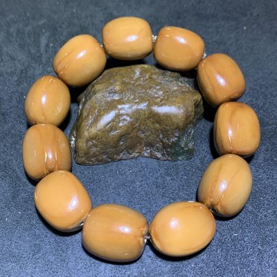 印尼三面橄榄核素核手串一条 - 印尼三面橄榄核素核手串一条