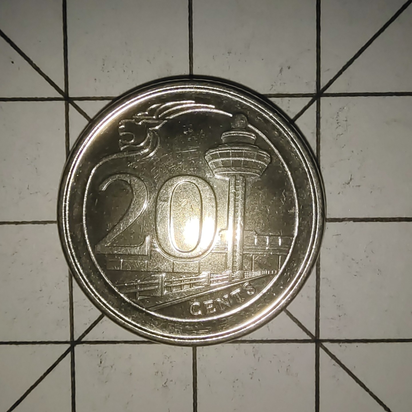 收藏之家世界硬币新年场(捡漏，无押金，无佣金，全场满20包邮，偏远地区除外) 新加坡20分2013年