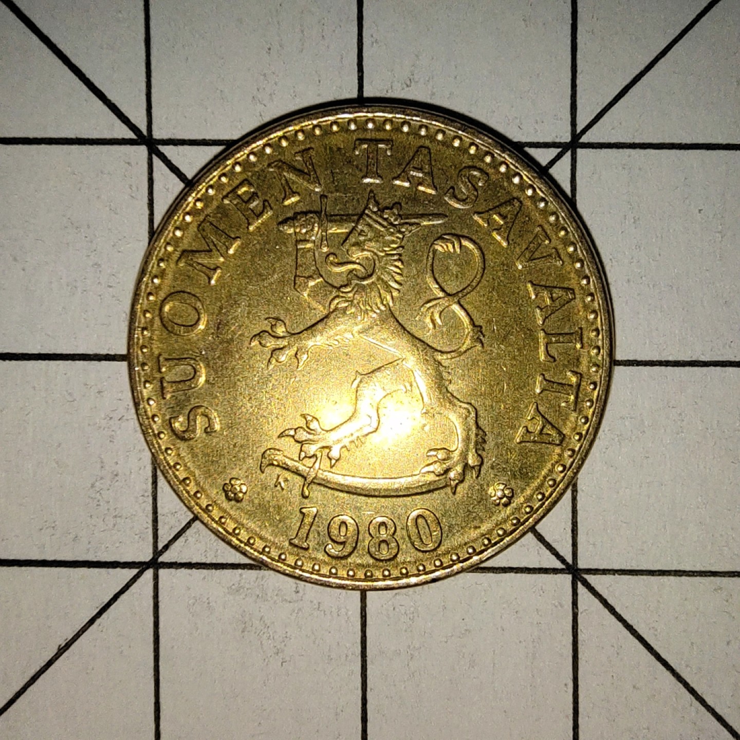 收藏之家世界硬币新年场(捡漏，无押金，无佣金，全场满20包邮，偏远地区除外) 芬兰20芬尼1980年