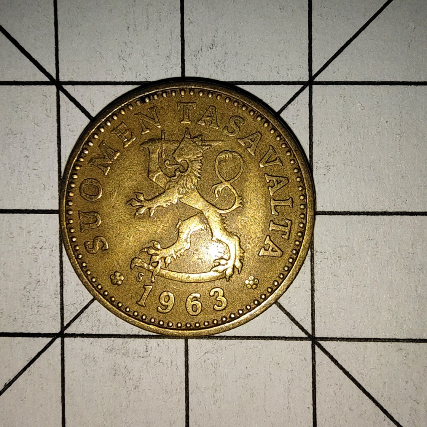 收藏之家世界硬币新年场(捡漏，无押金，无佣金，全场满20包邮，偏远地区除外) 芬兰10芬尼1963年