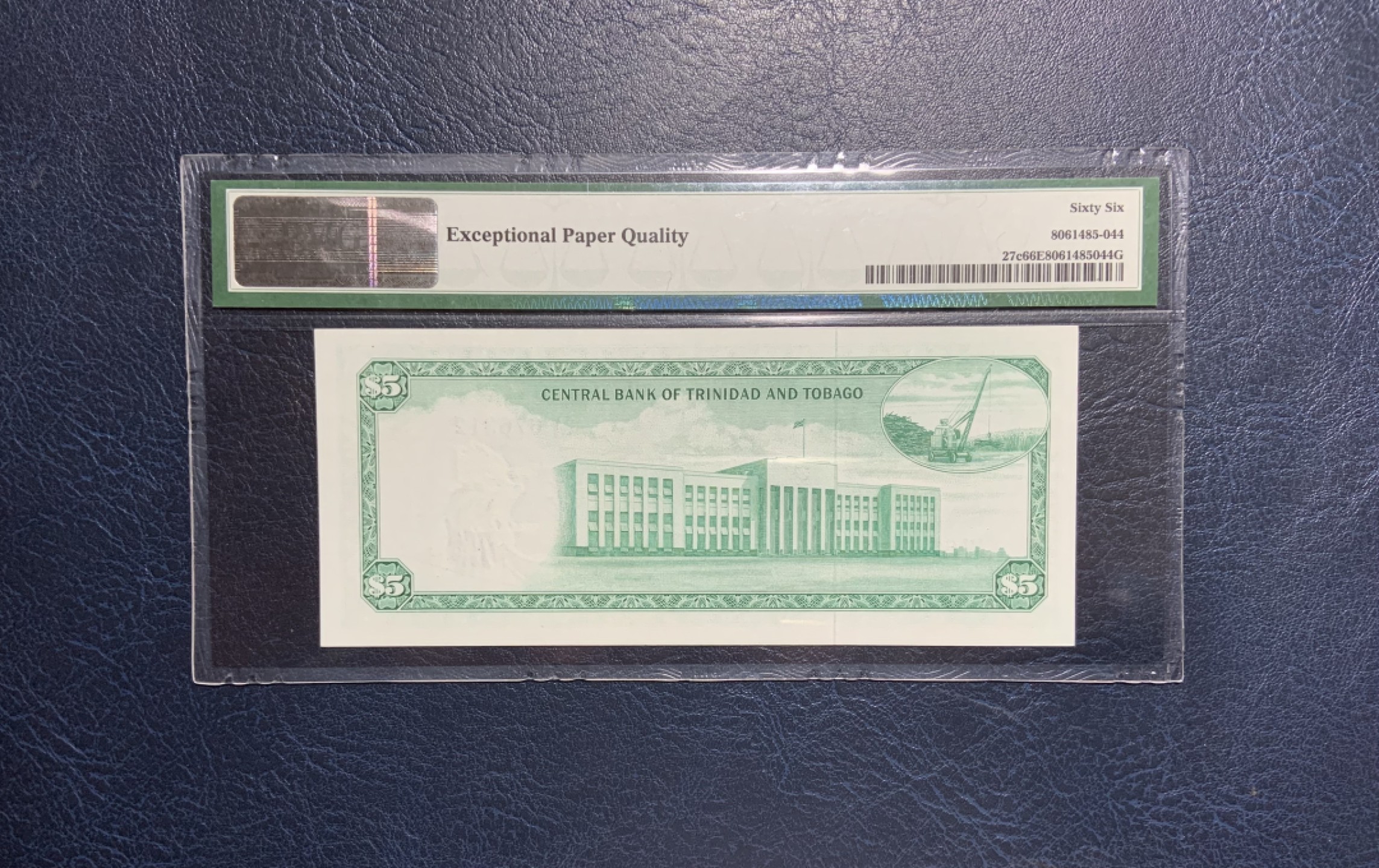 收藏联盟Quantum Auction 第231期拍卖 已更新 特立尼达和多巴哥1964年5元 PMG66