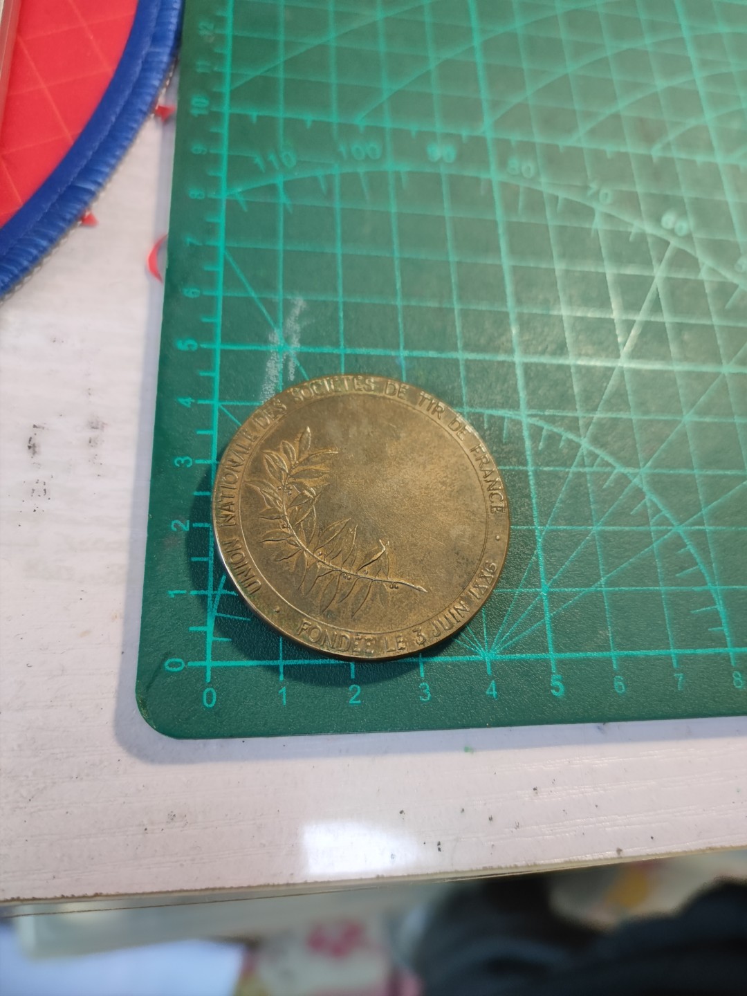 欧洲老铜章银章，周五晚自动结拍 法国艺术麦朵尔1886为了法兰西纪念铜章