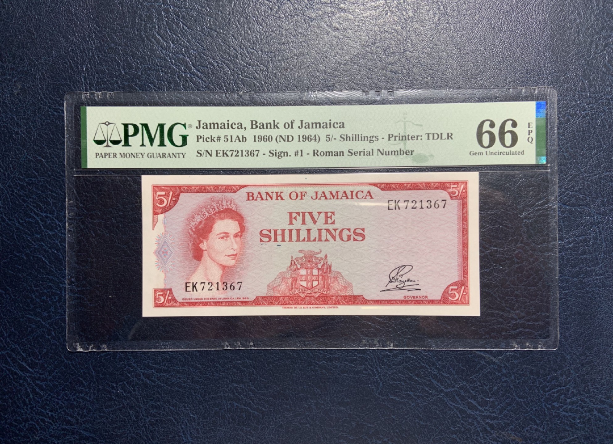 收藏联盟Quantum Auction 第231期拍卖 已更新 牙买加1964年10先令 PMG66