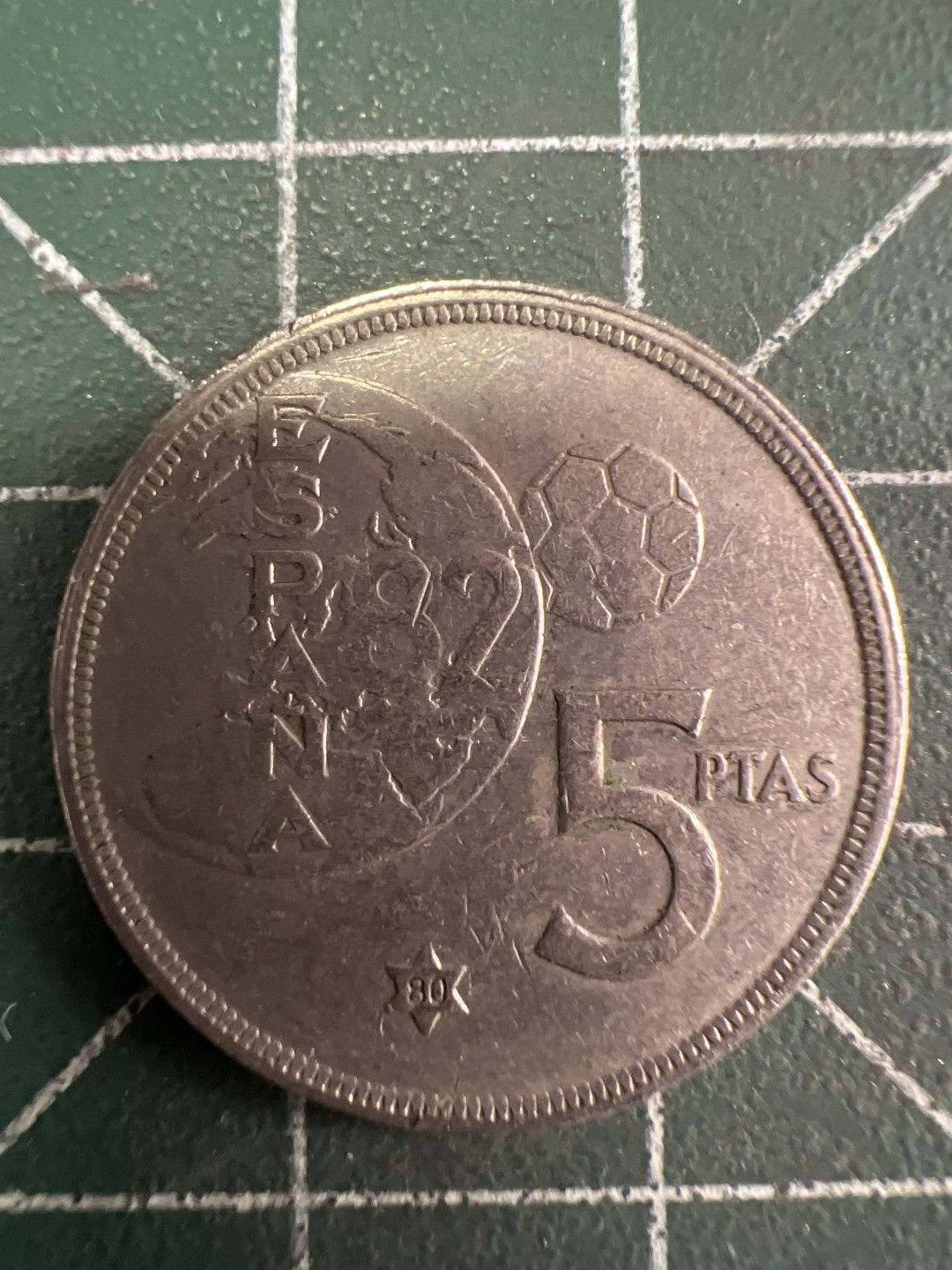 泡泡堂第219期  世界硬币邮票 （无押金，无佣金，捡漏，全场20包邮，偏远地区除外） 西班牙5比塞塔